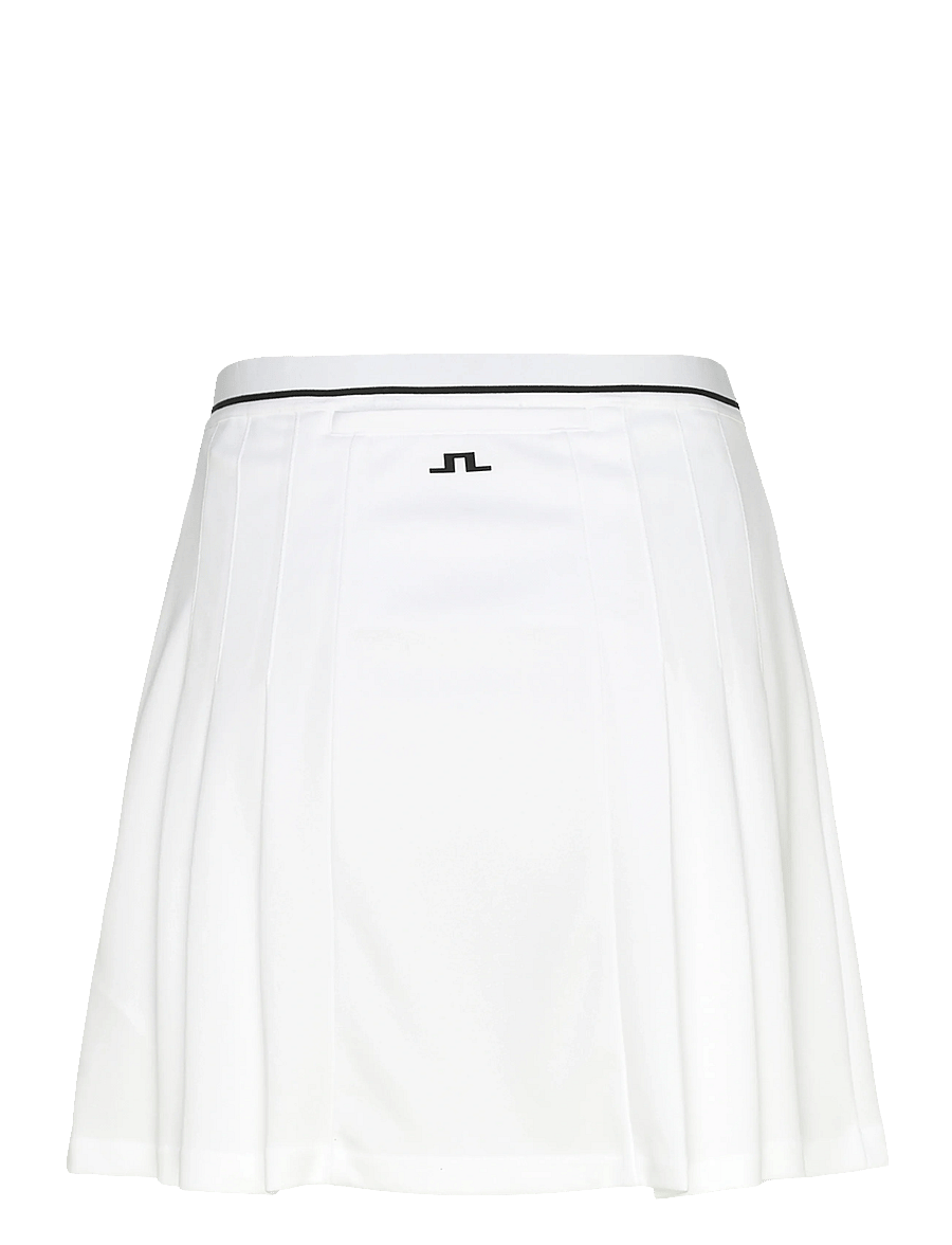 J. Lindeberg - Harlow Skirt - kleidid ja seelikud - white - 1
