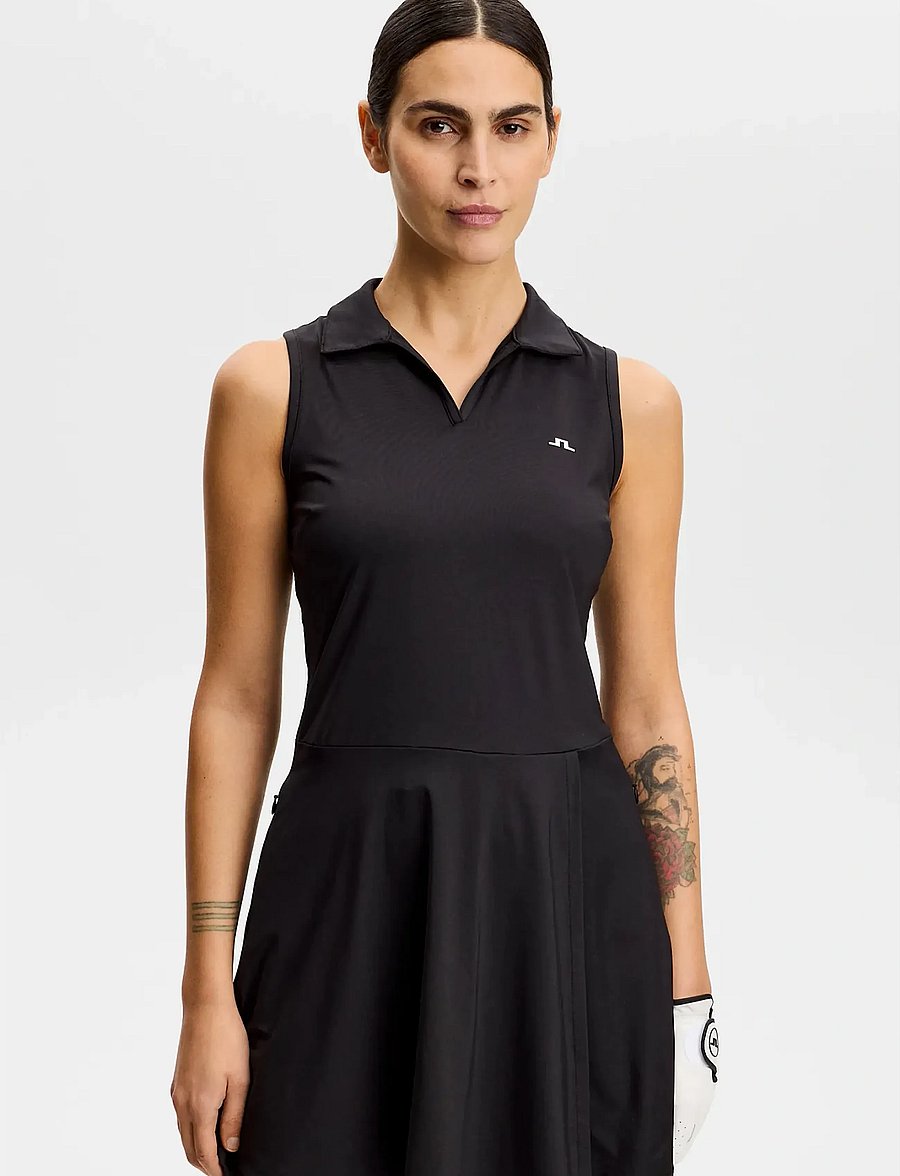J. Lindeberg - Dana Dress - kleidid ja seelikud - black - 0