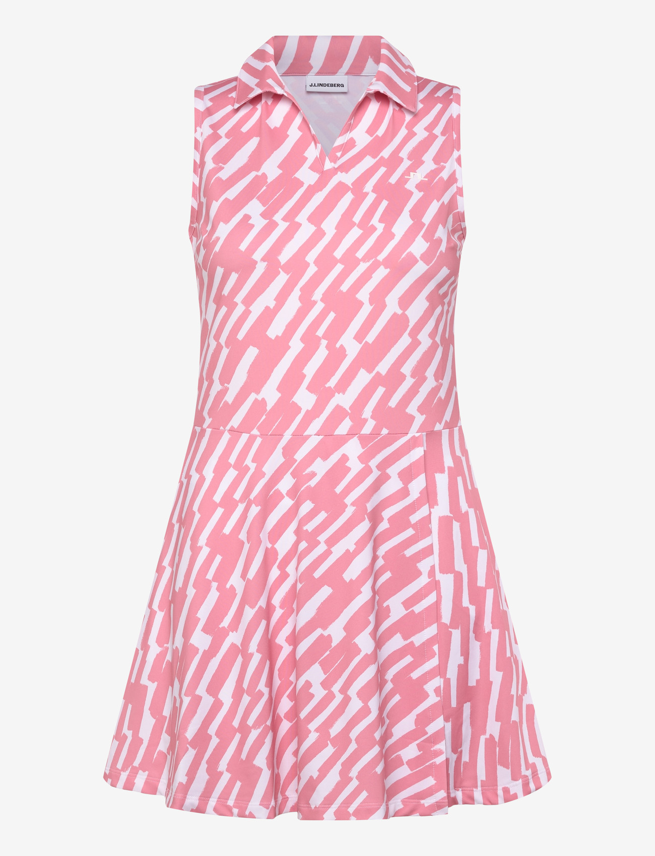 J. Lindeberg - Dana Printed Dress - dresses & skirts - oak flamingo m - 1
