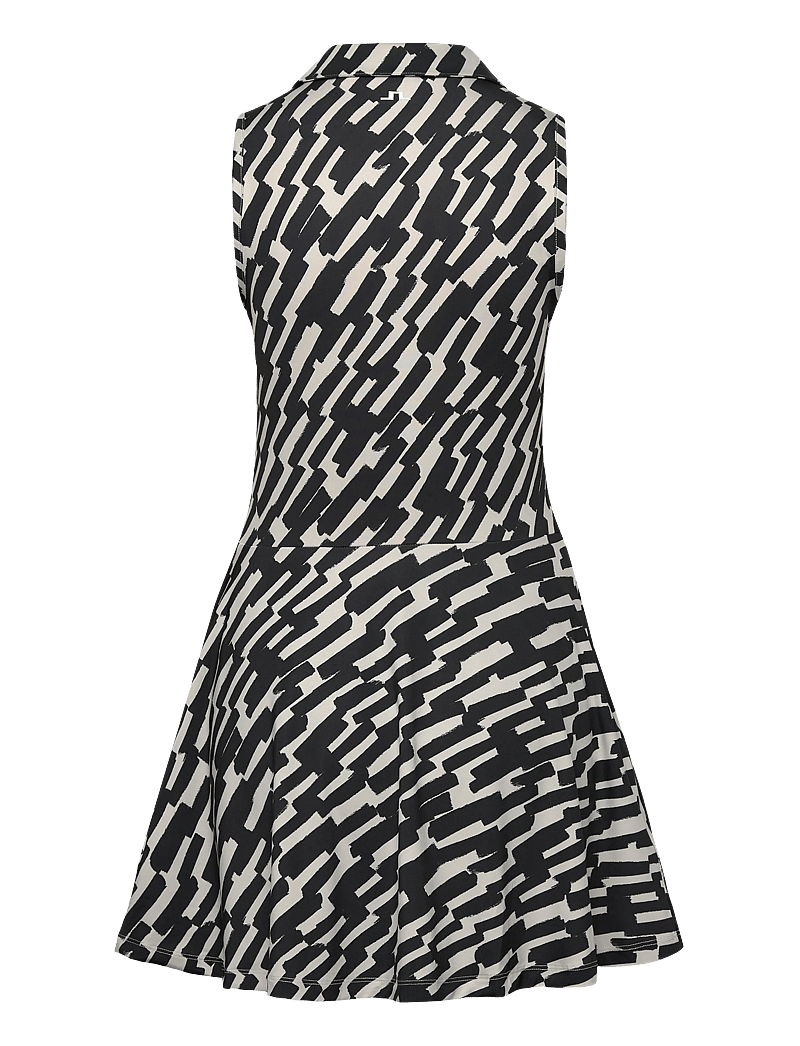 J. Lindeberg - Dana Printed Dress - kleider & röcke - oak moonbeam m - 2