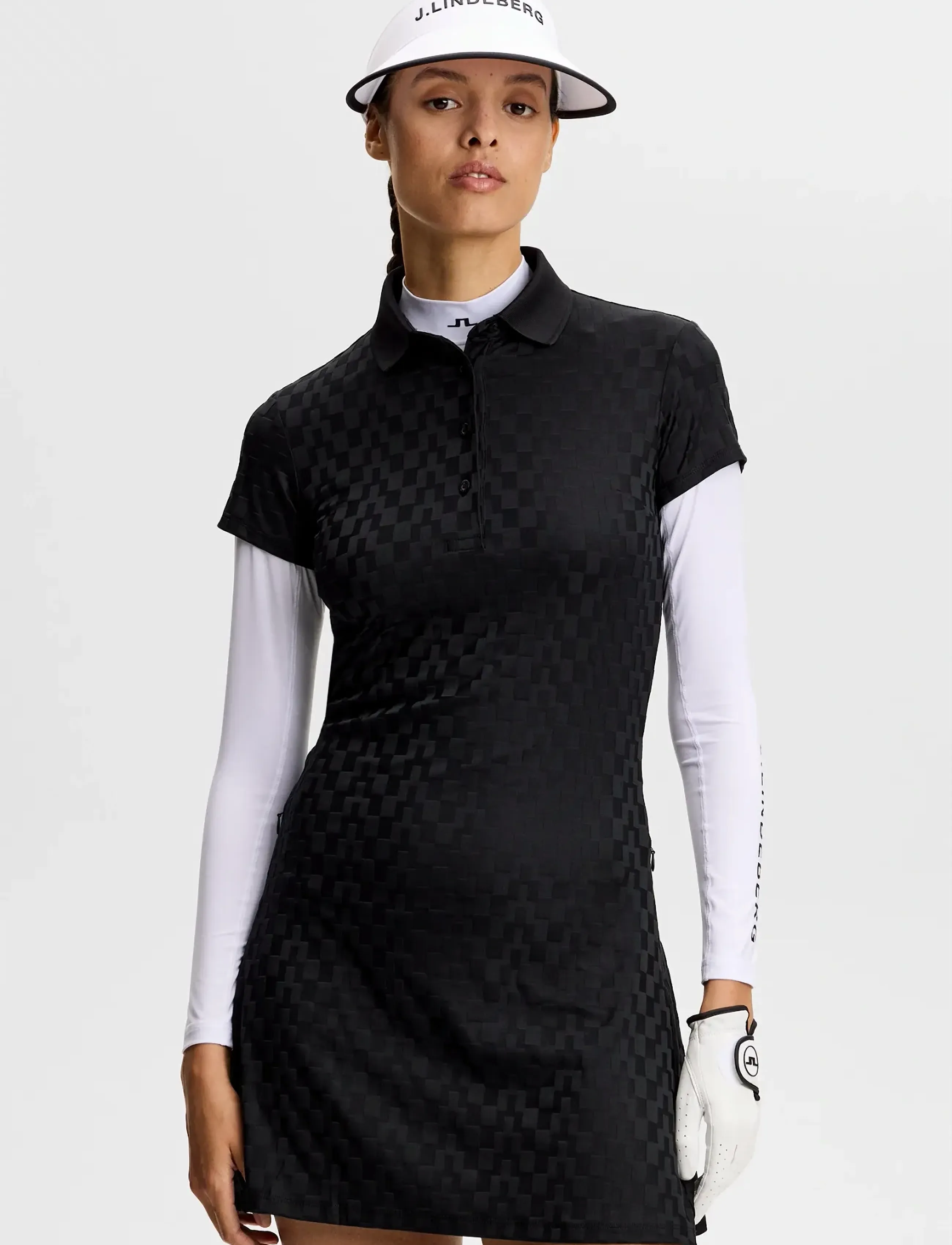 J. Lindeberg Dally Dress, S, Sport Kleider & Röcke, Schwarz - Dresses, Frauen