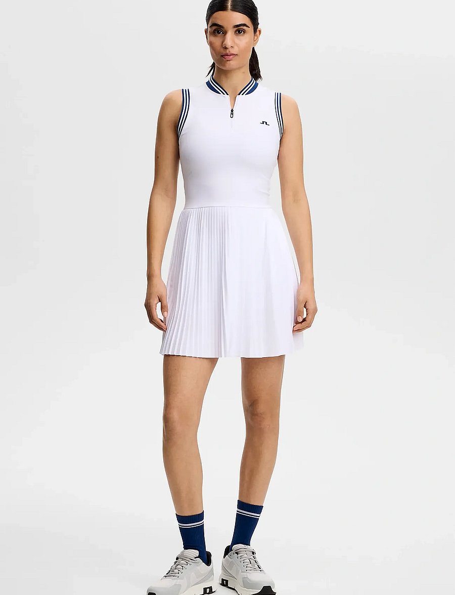 J. Lindeberg - Hilla Dress - kleider & röcke - white - 5