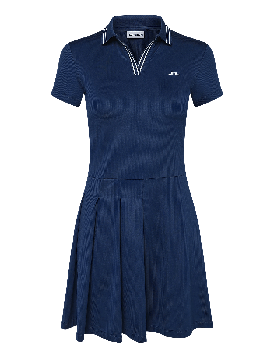 J. Lindeberg - Noomi Dress - klänningar & kjolar - estate blue - 1