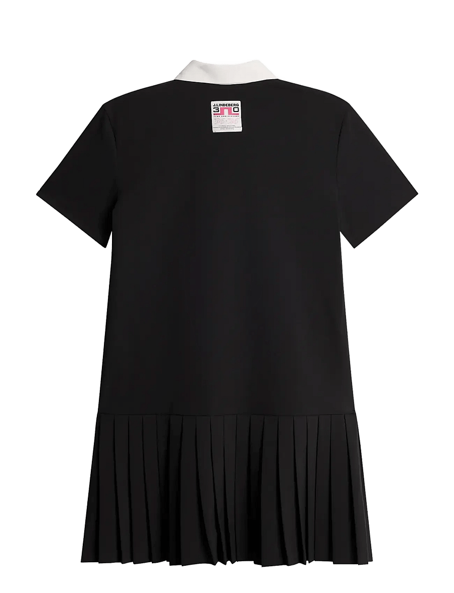 J. Lindeberg - 30Y Grace Pleated Dress - kjoler & nederdele - black - 2