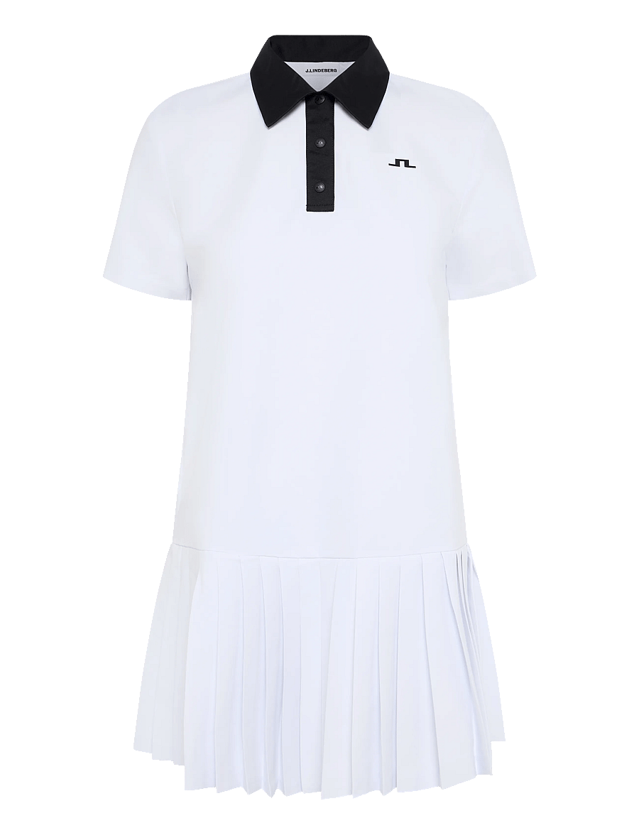 J. Lindeberg - 30Y Grace Pleated Dress - kjoler & nederdele - white - 1