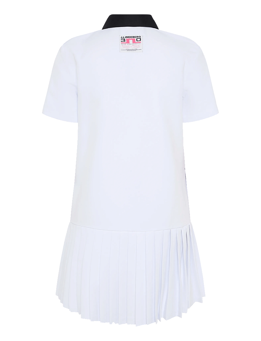 J. Lindeberg - 30Y Grace Pleated Dress - kjoler & nederdele - white - 2