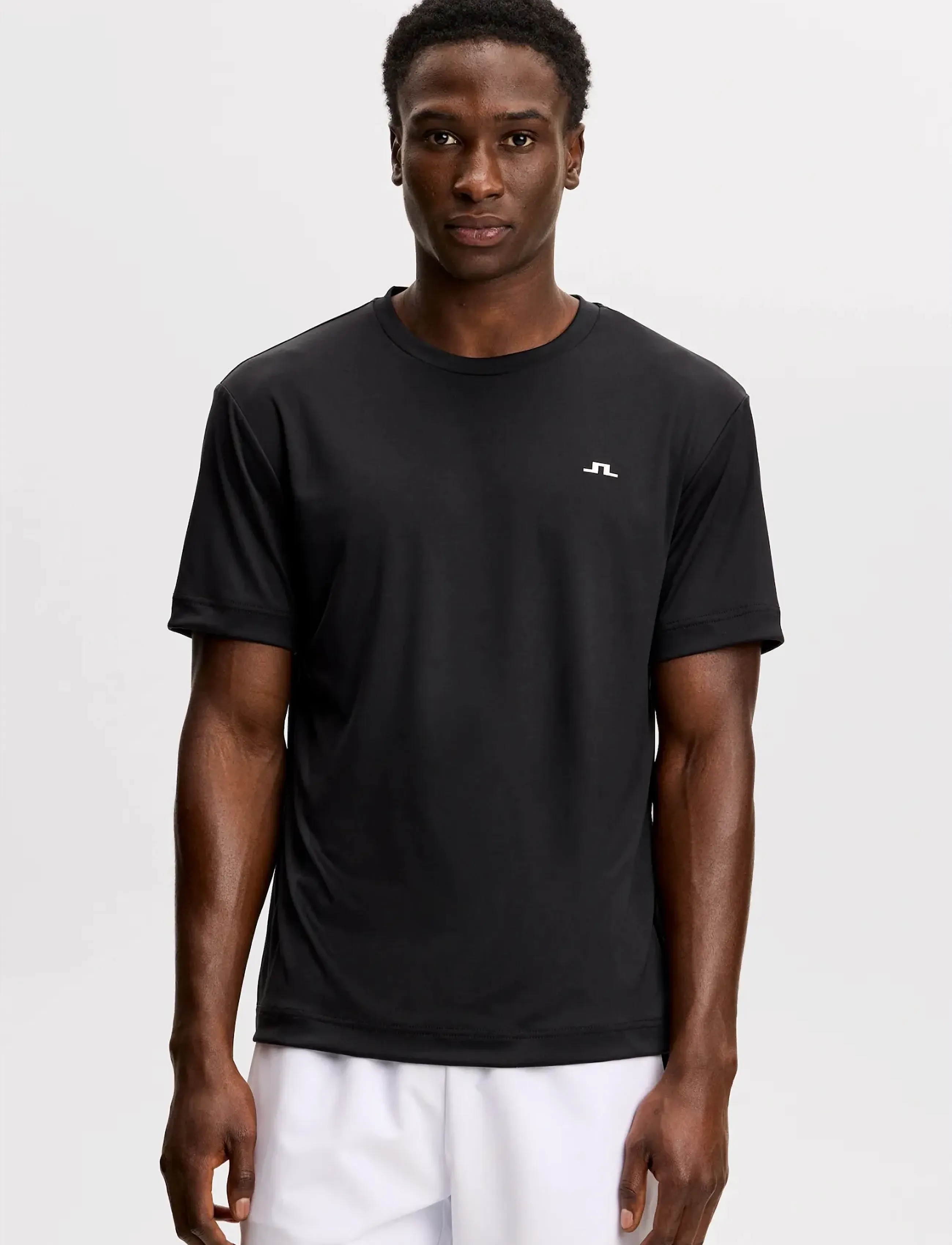 J. Lindeberg Ade T-shirt - T-Shirts - BLACK / black