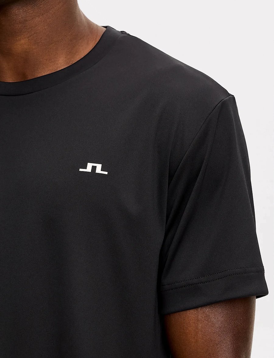 J. Lindeberg - ADE T-SHIRT - kortärmade t-shirts - black - 5