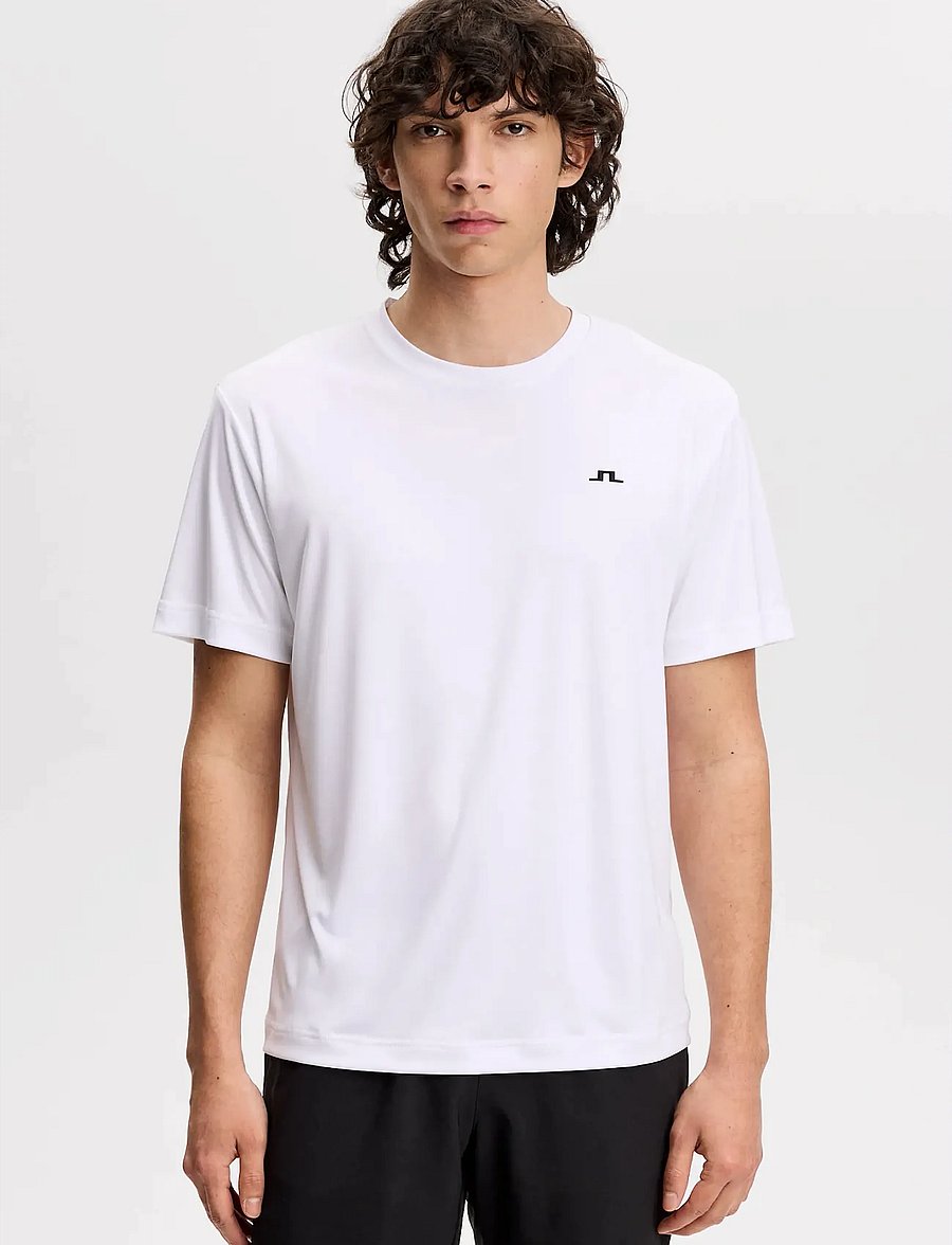 J. Lindeberg - Ade T-shirt - kurzärmelig - white - 0