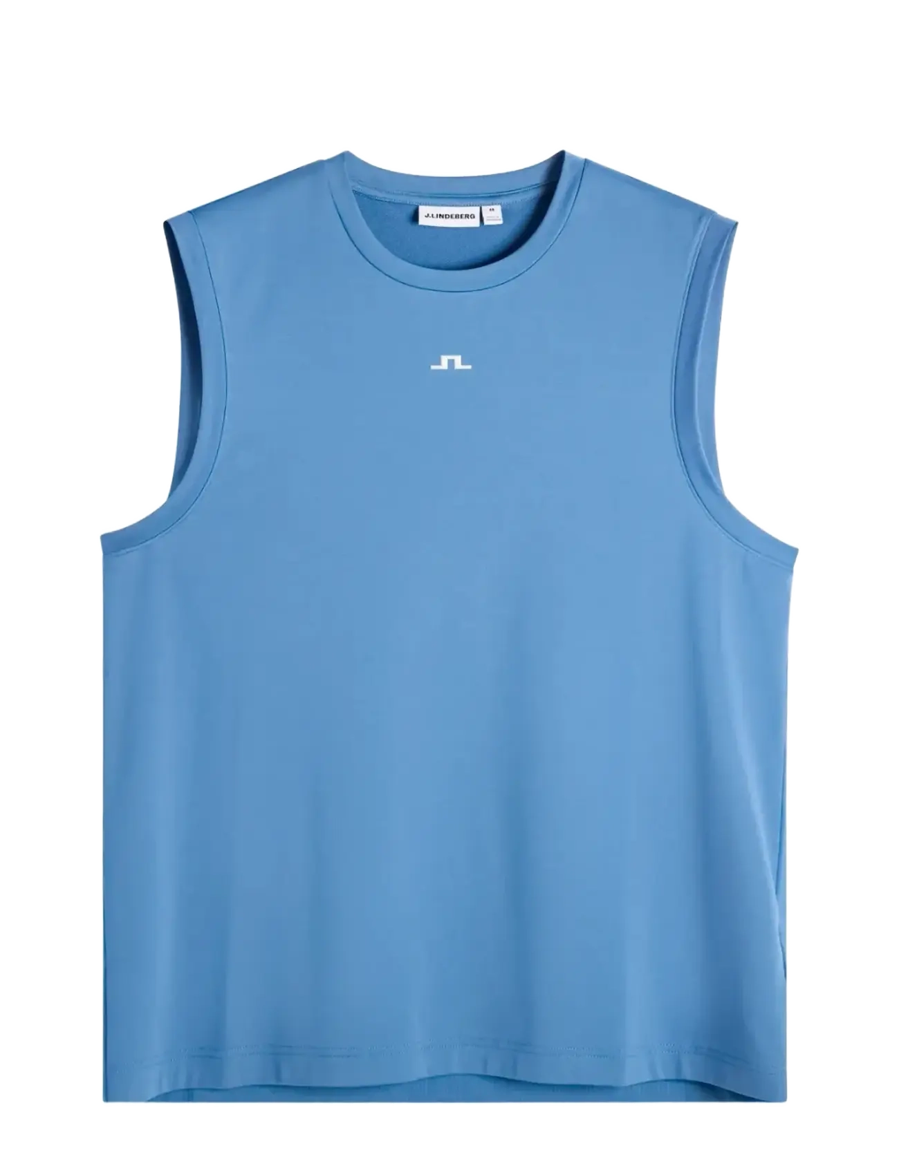J. Lindeberg Xander Sleeveless Tee, Mænd, Ærmeløs T-Shirt, Blå, Str: M