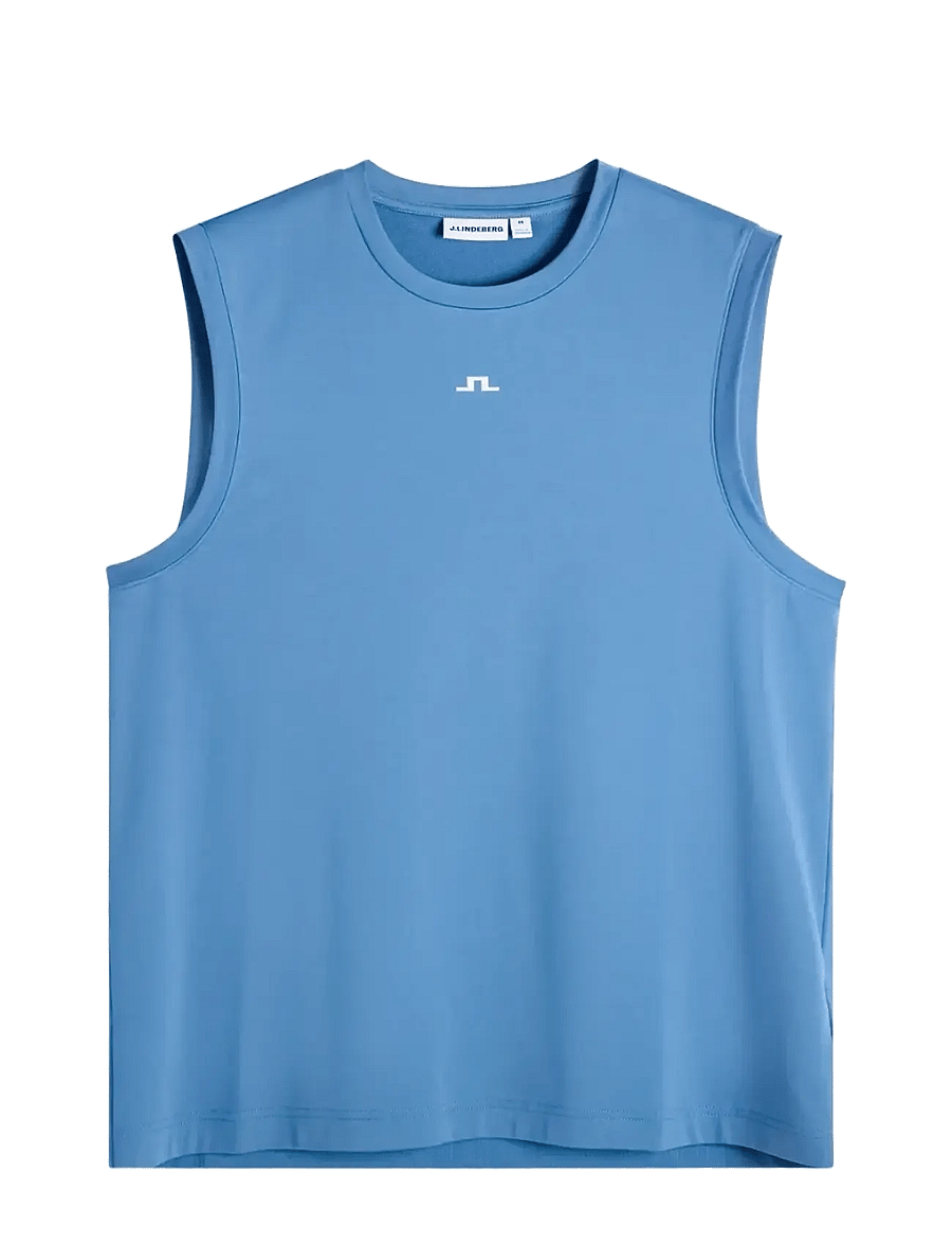 J. Lindeberg - Xander Sleeveless Tee - toppe & t-shirts - federal blue - 0