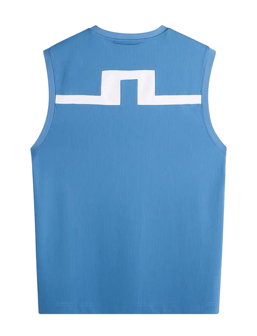J. Lindeberg - Xander Sleeveless Tee - toppe & t-shirts - federal blue - 1