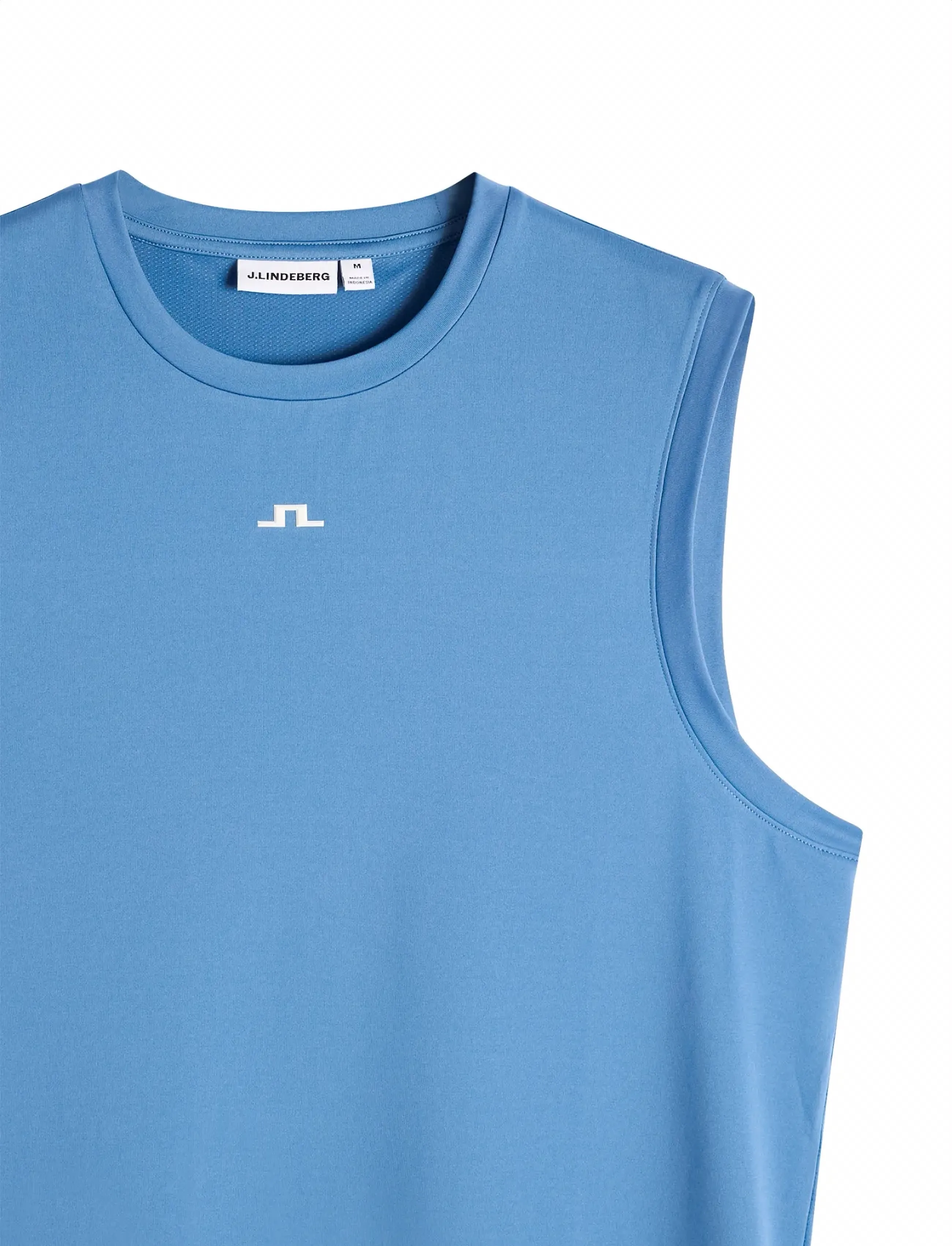 J. Lindeberg - Xander Sleeveless Tee - toppe & t-shirts - federal blue - 2