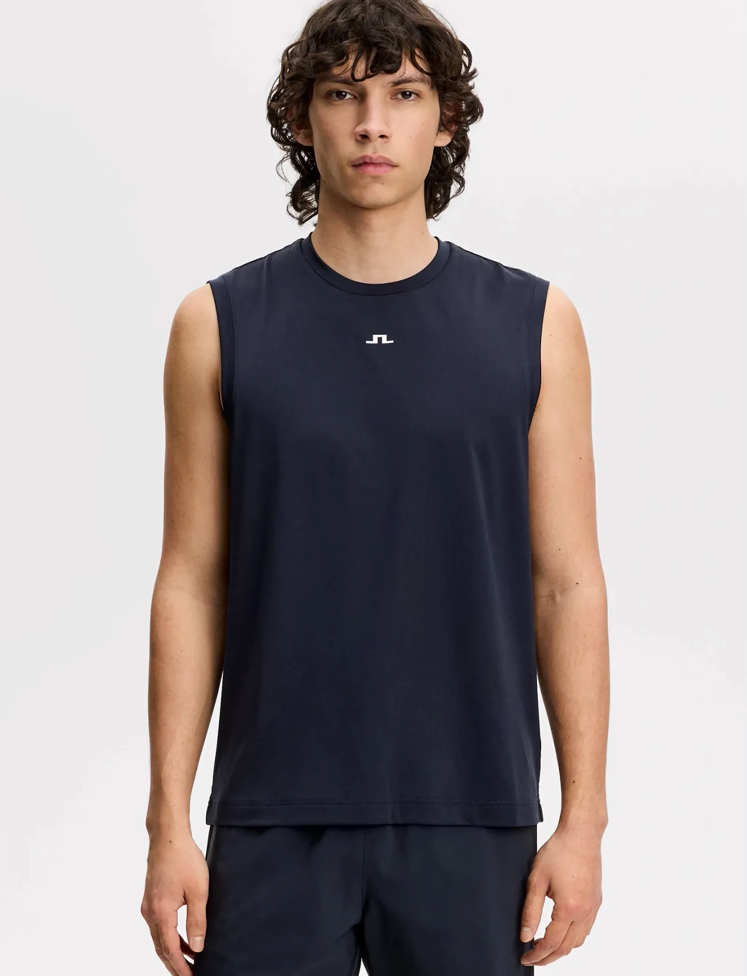 J. Lindeberg Xander Sleeveless Tee - Racketsports - JL NAVY / navy