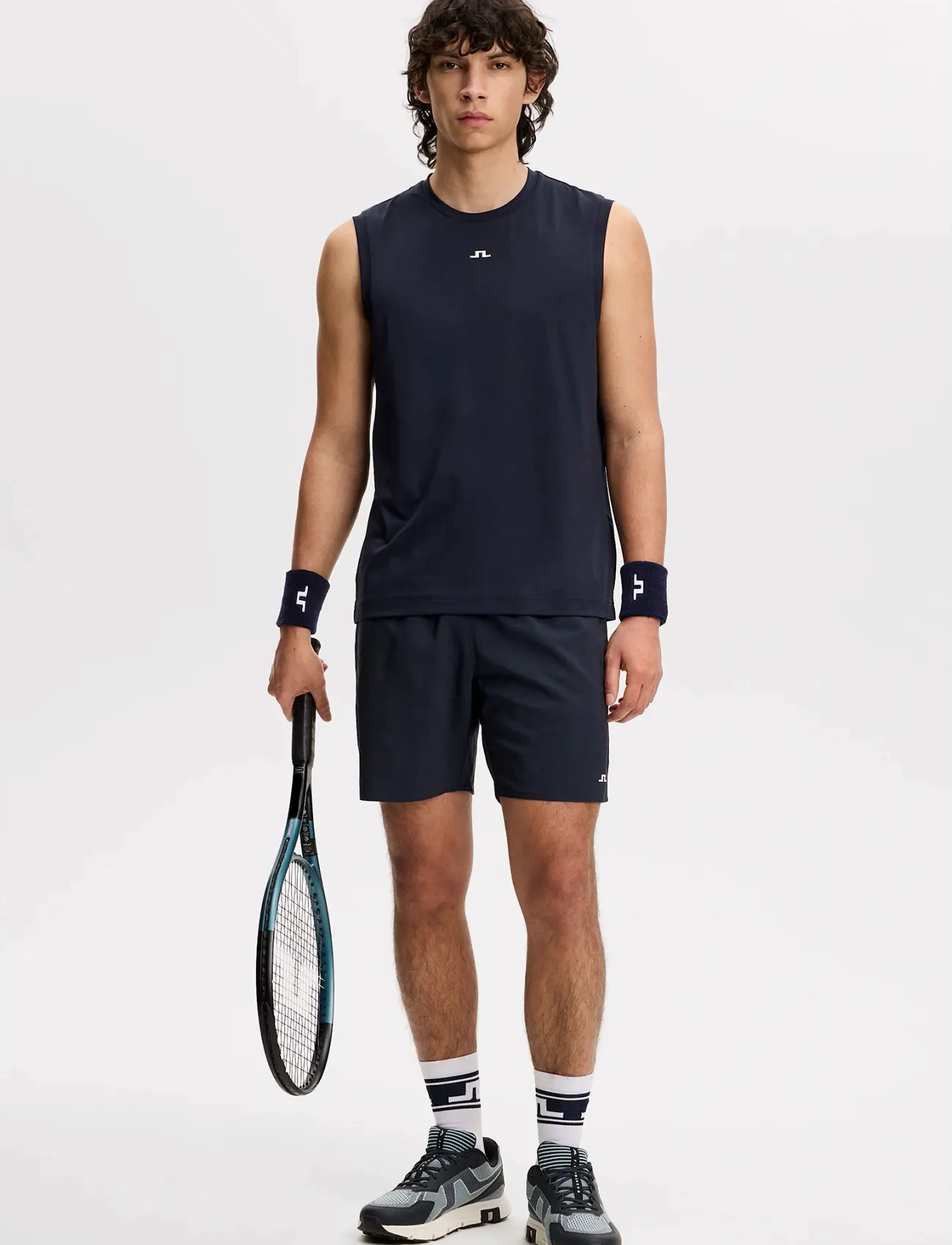 J. Lindeberg - Xander Sleeveless Tee - Õlapaeltega pluusid - jl navy - 4