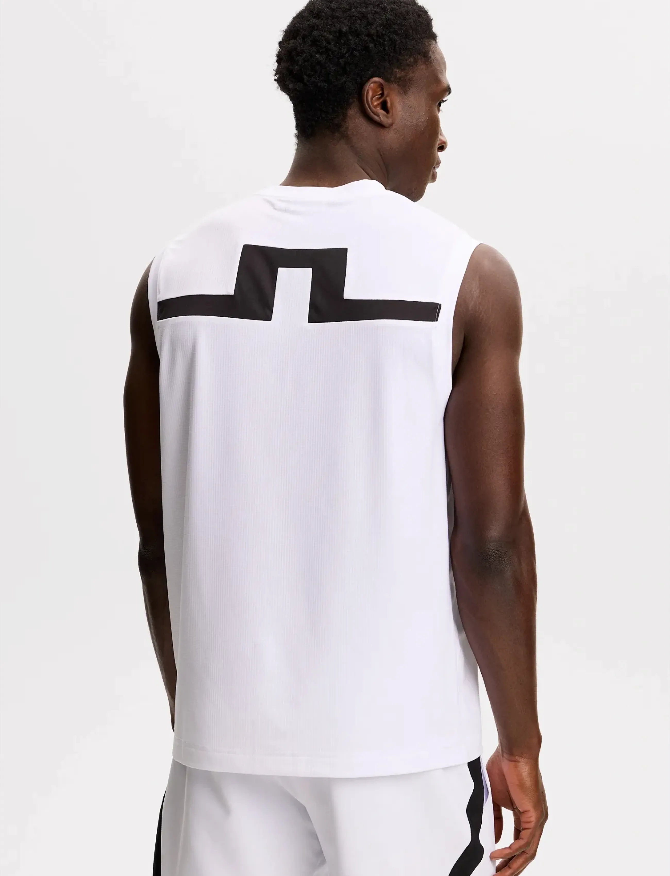 J. Lindeberg - Xander Sleeveless Tee - toppar & t-shirts - white - 3