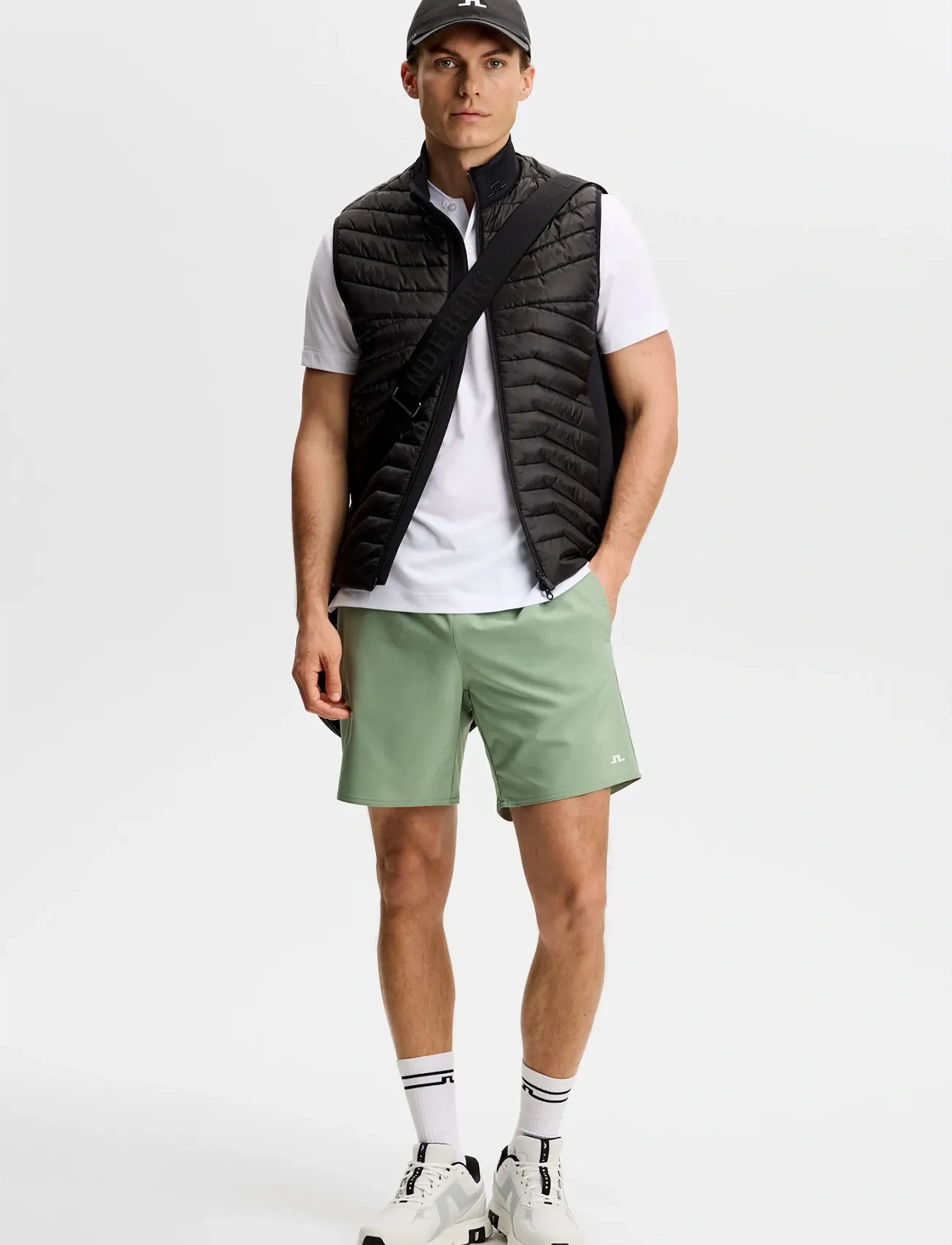 J. Lindeberg - Preston Shorts - træningsshorts - hedge green - 4