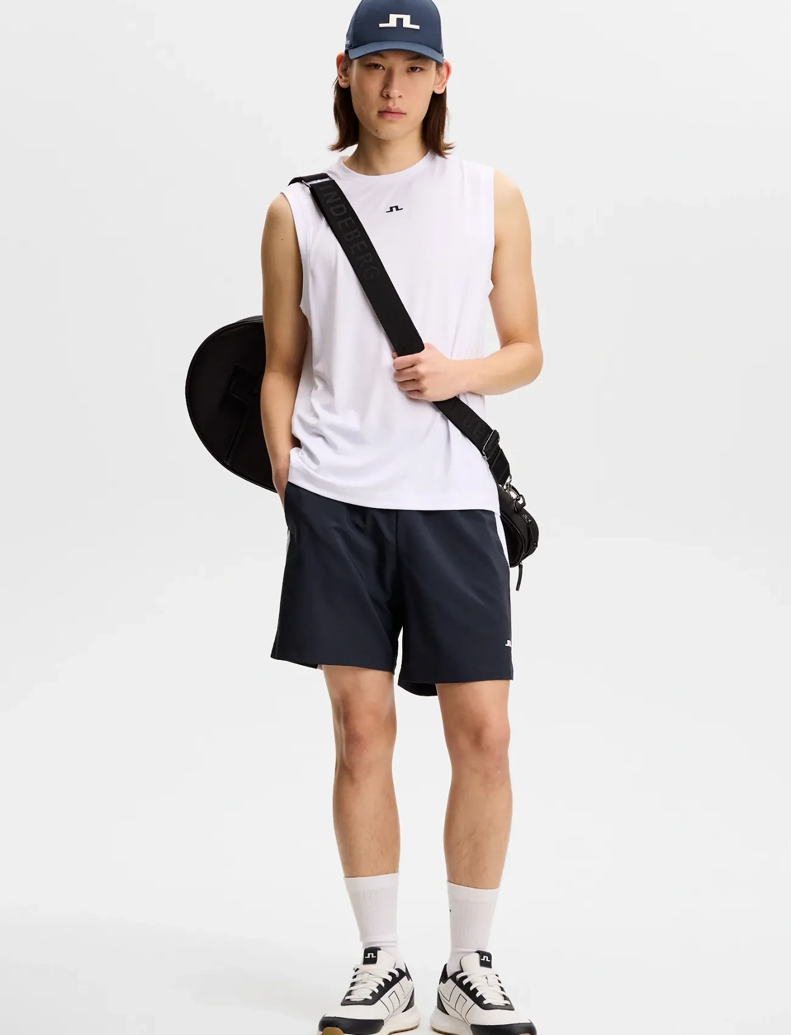 J. Lindeberg - Tony Shorts - träningsshorts - jl navy - 3
