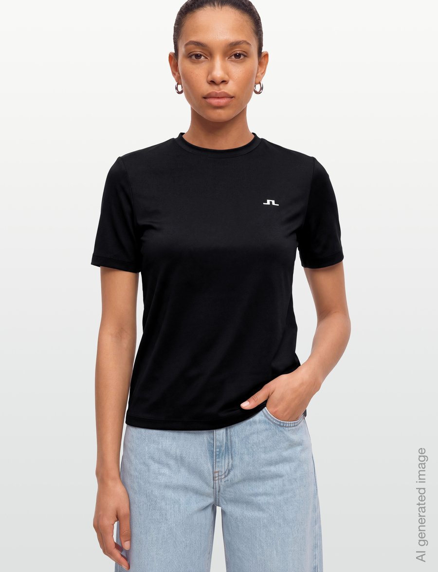 J. Lindeberg - Ada T-shirt - t-shirts - black - 3