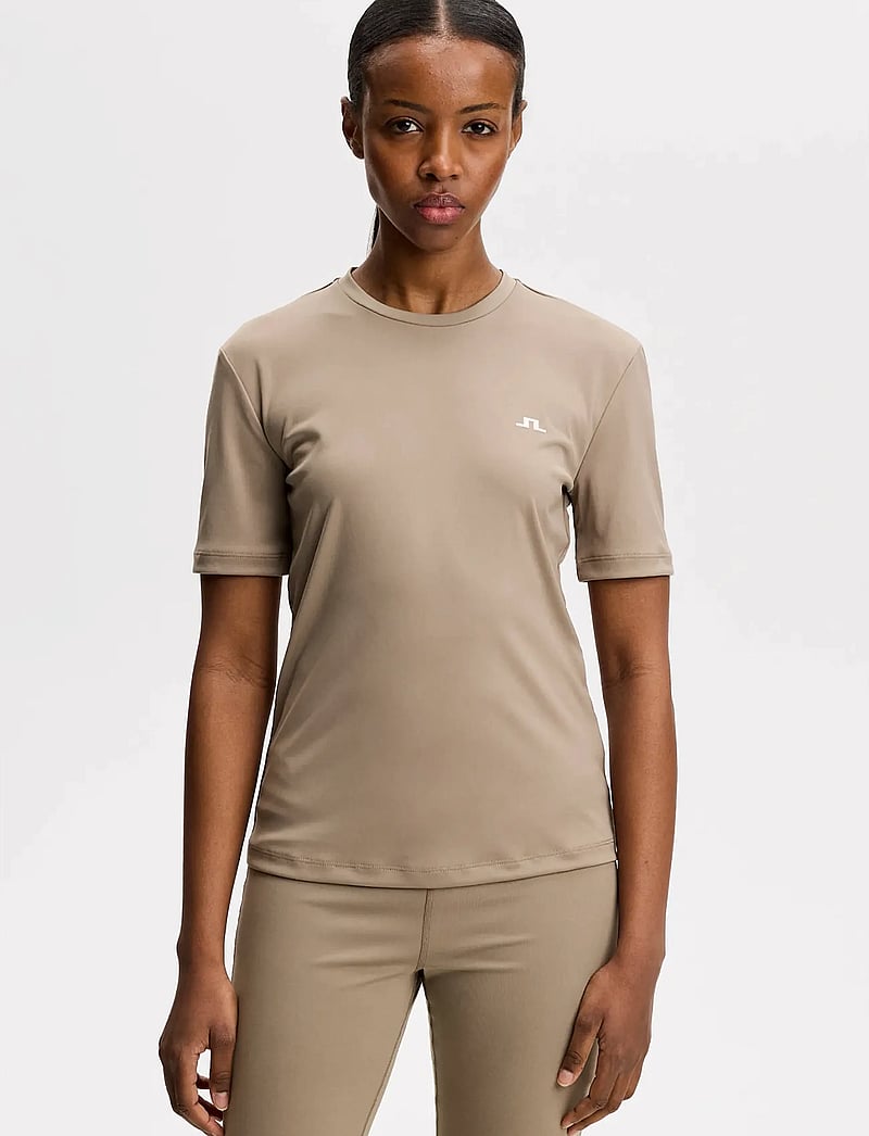 J. Lindeberg - Ada T-shirt - t-shirts - brindle - 0