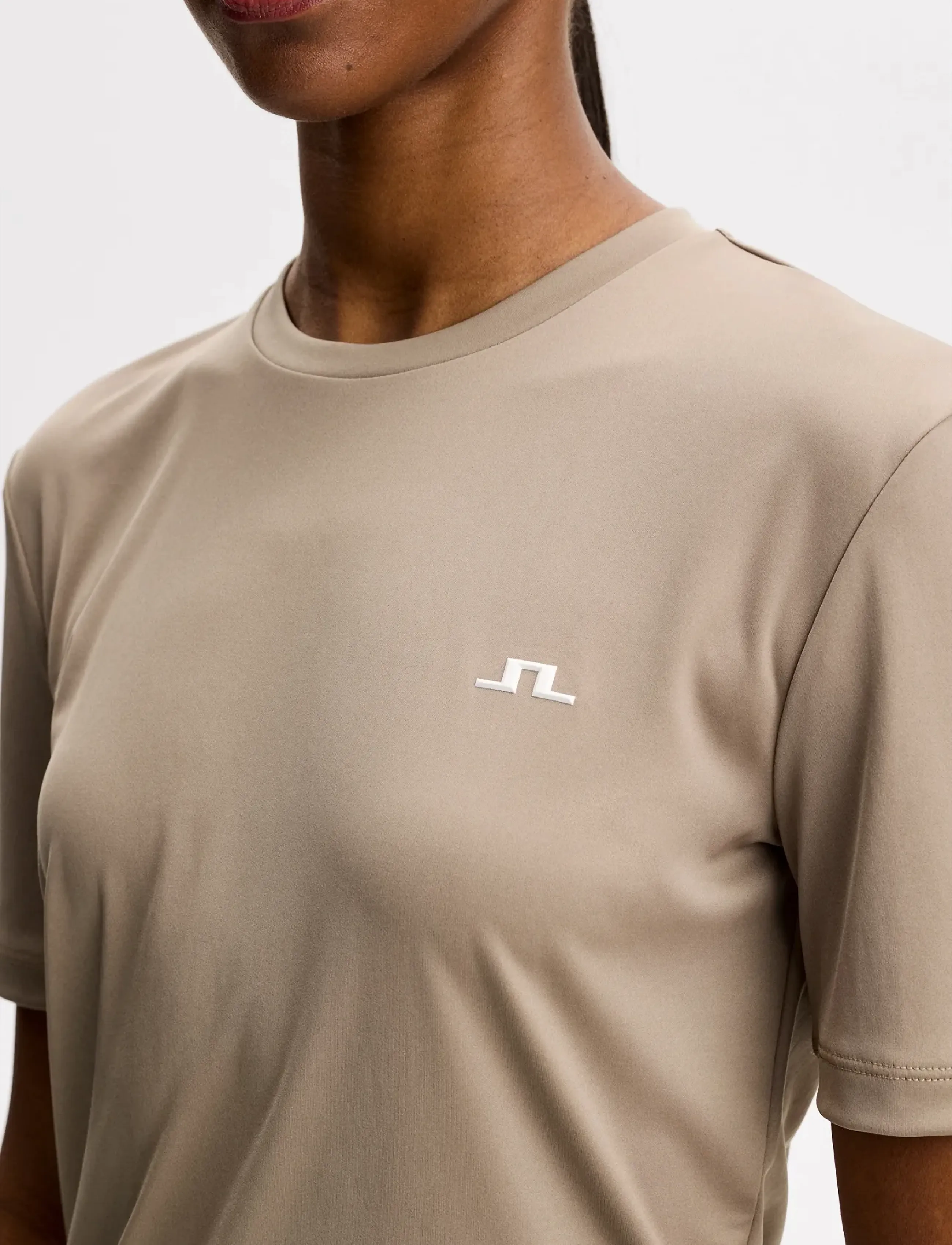 J. Lindeberg - Ada T-shirt - palaidinės ir marškinėliai - brindle - 3