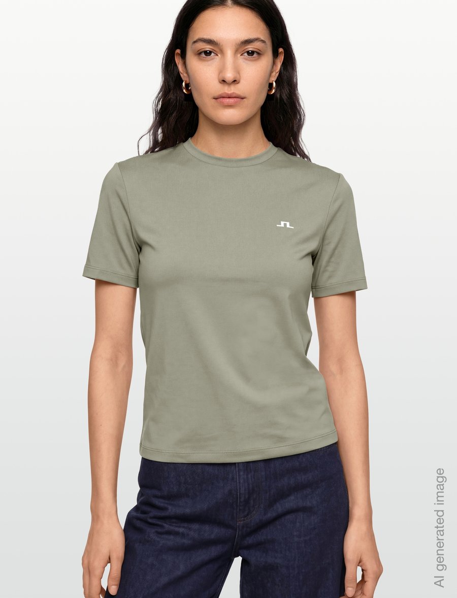 J. Lindeberg - Ada T-shirt - t-shirts - brindle - 3