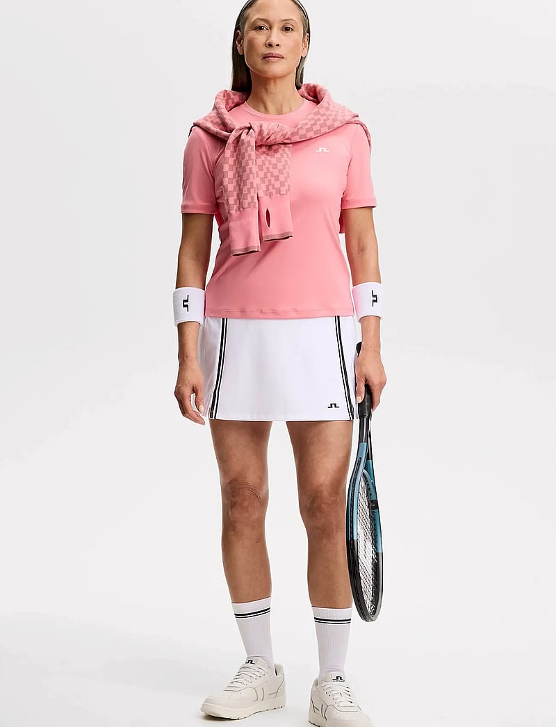 J. Lindeberg - Ada T-shirt - t-shirts - flamingo plume - 3