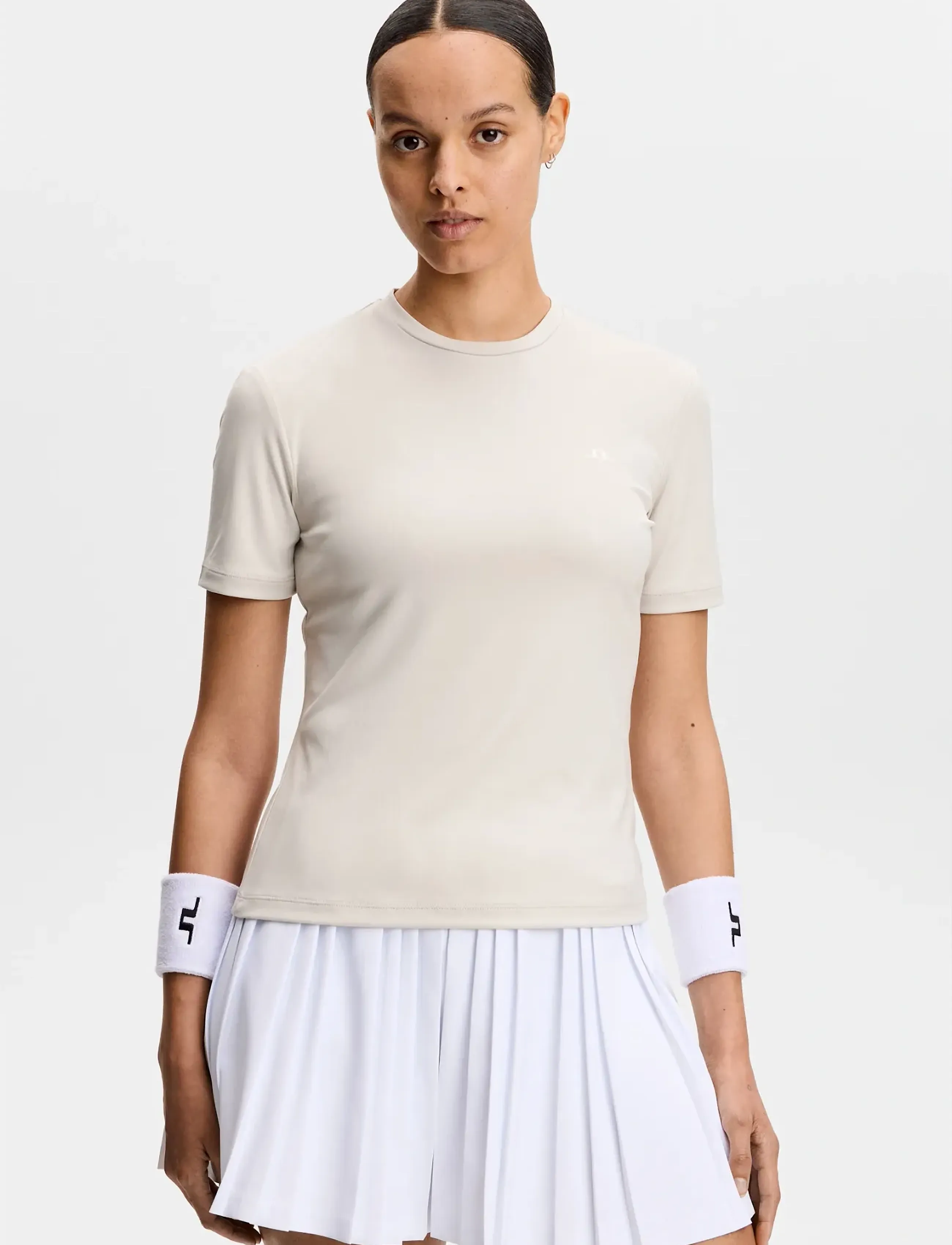 J. Lindeberg Ada T-shirt - T-shirts & Toppar - MOONBEAM / beige