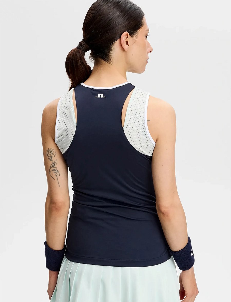 J. Lindeberg - Nora Sleeveless Top - tank tops - jl navy - 3