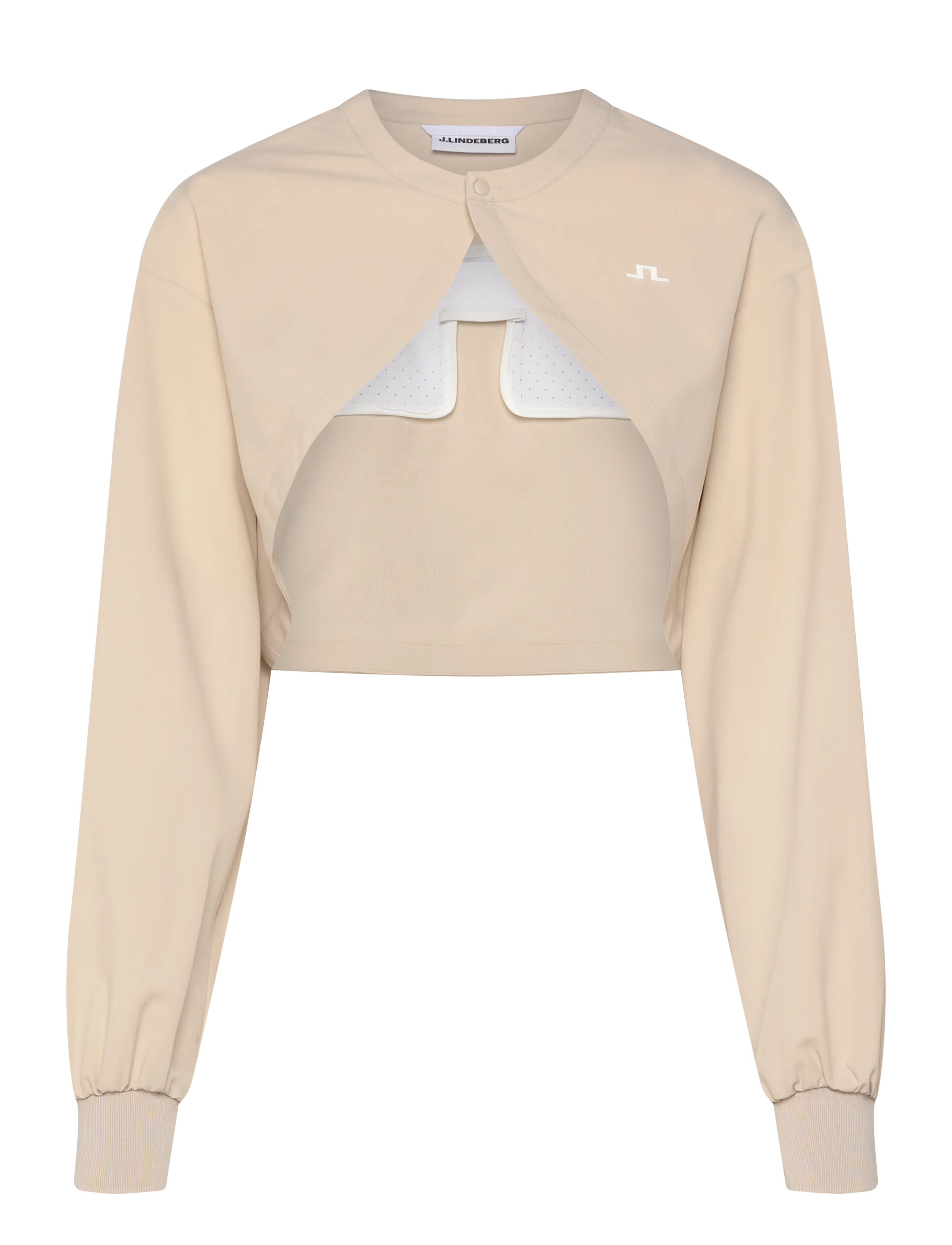 J. Lindeberg Bolero Jacket Tennis - Ytterkläder - MOONBEAM / beige