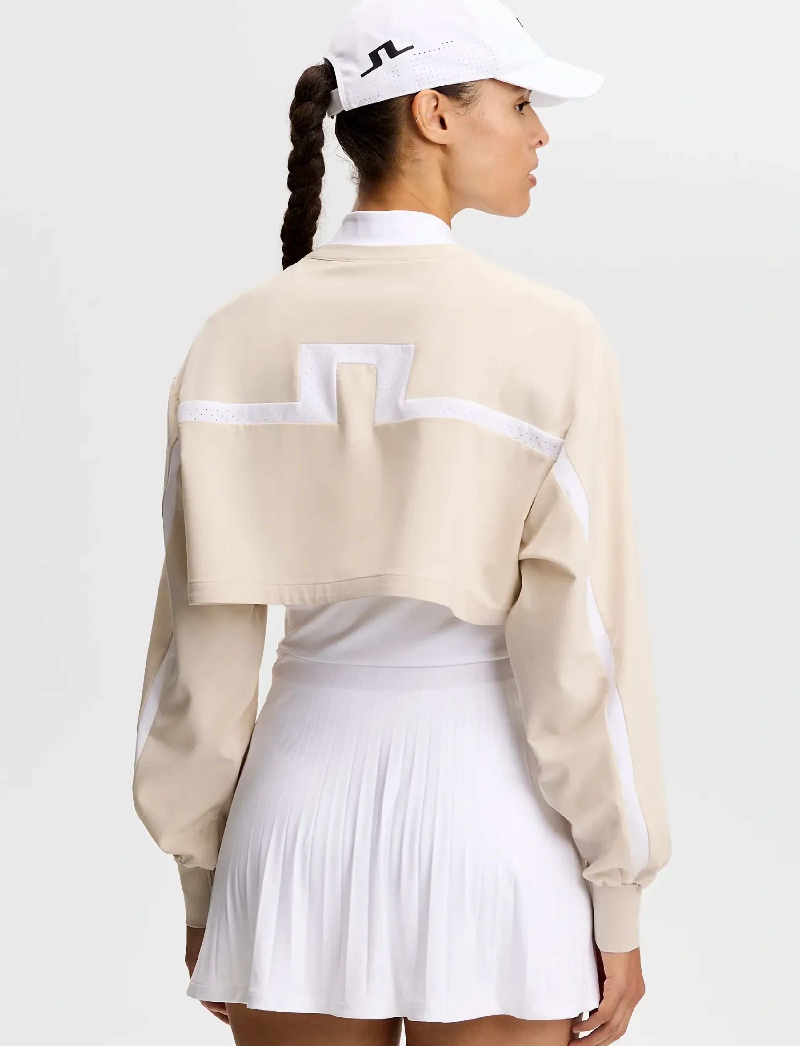 J. Lindeberg - Bolero Jacket Tennis - kurtki sportowe - moonbeam - 3