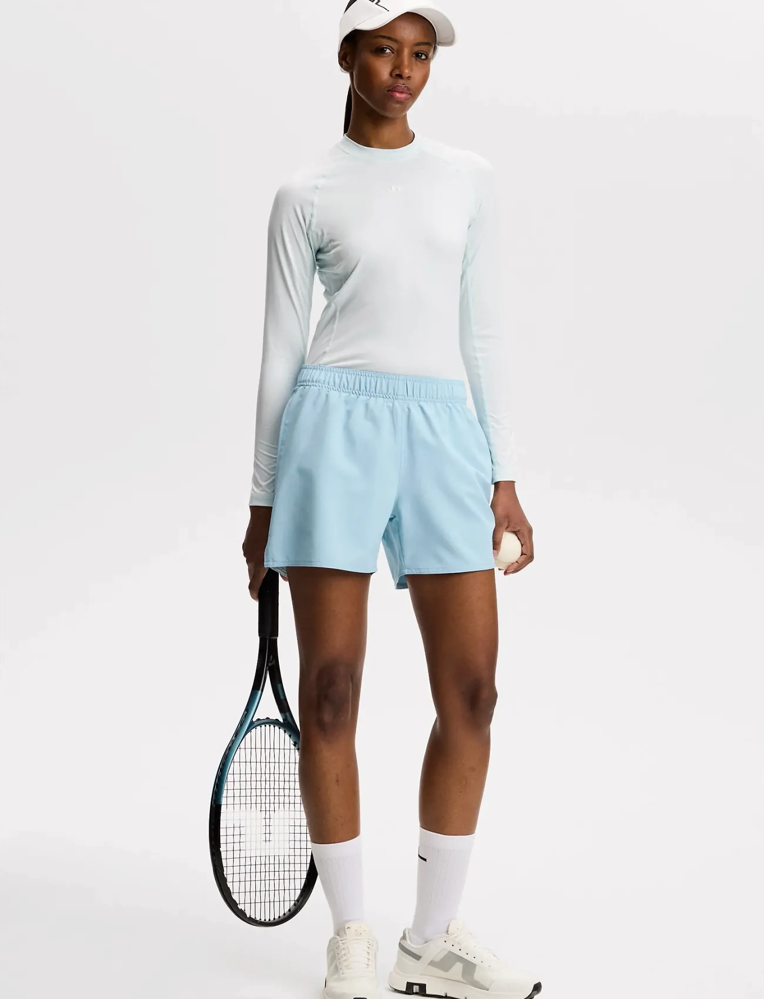 J. Lindeberg - Pricilla Shorts - Æfingastuttbuxur - forget-me-not - 3