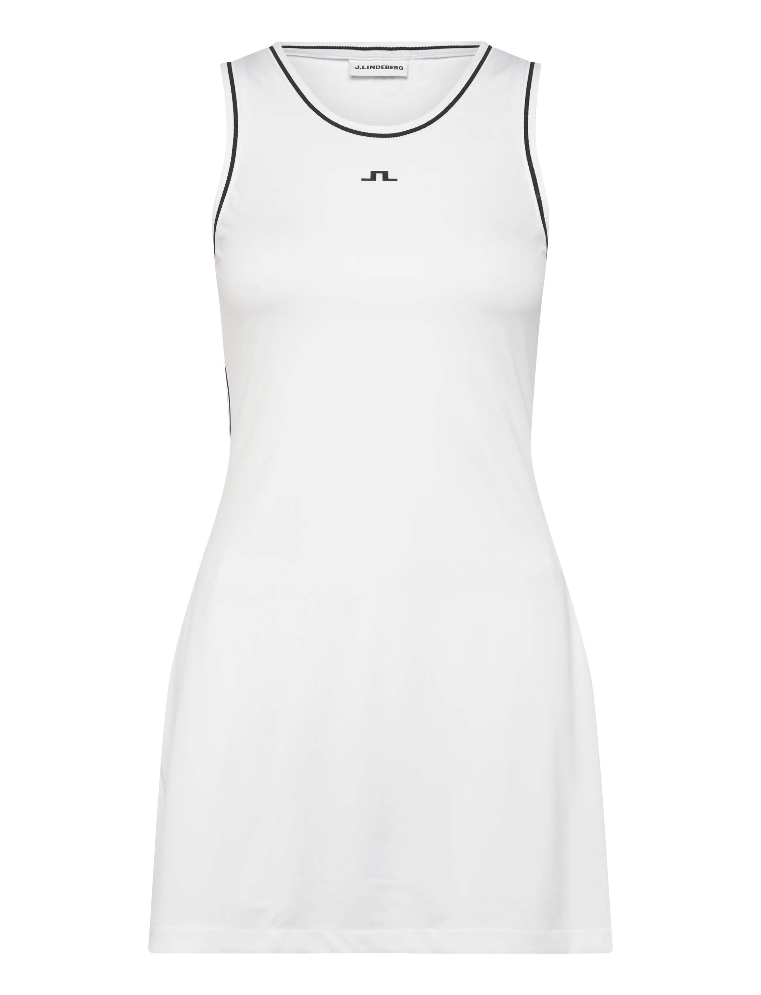 J. Lindeberg Rebecka Dress, L, White, Sport Kjoler Og Nederdele > Sport Dresses, Dame
