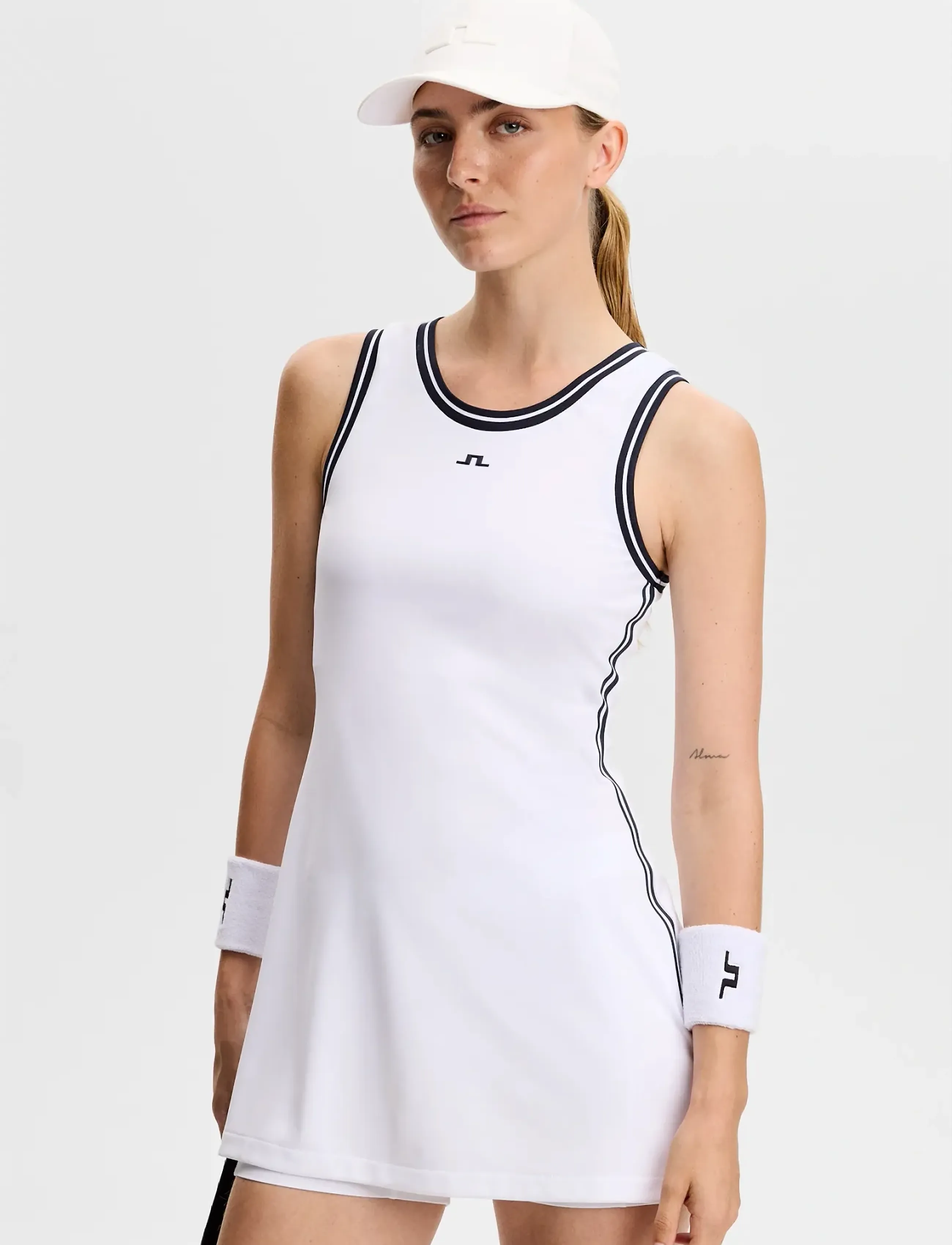 J. Lindeberg Rebecka Dress - Klänningar - WHITE / white