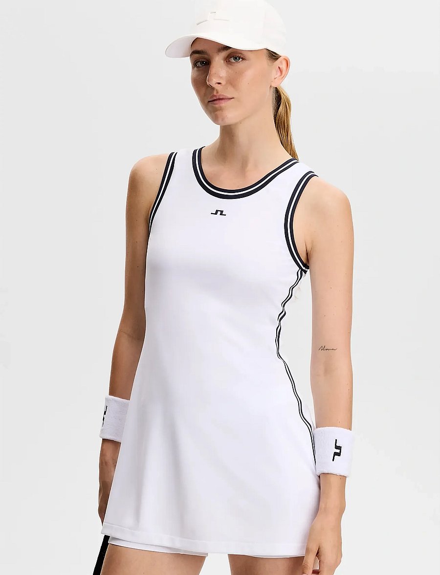 J. Lindeberg - Rebecka Dress - klänningar & kjolar - white - 0