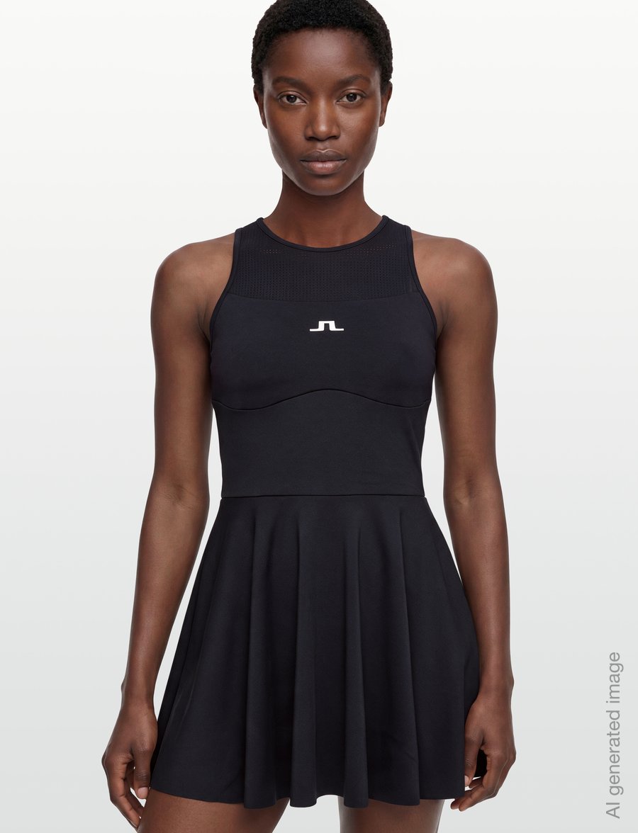 J. Lindeberg - LINNEA DRESS - kleider & röcke - black - 5