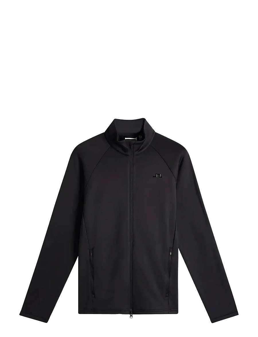 J. Lindeberg - POLLOCK POLARTEC MID LAYER - fleece og mellemlag - black - 1