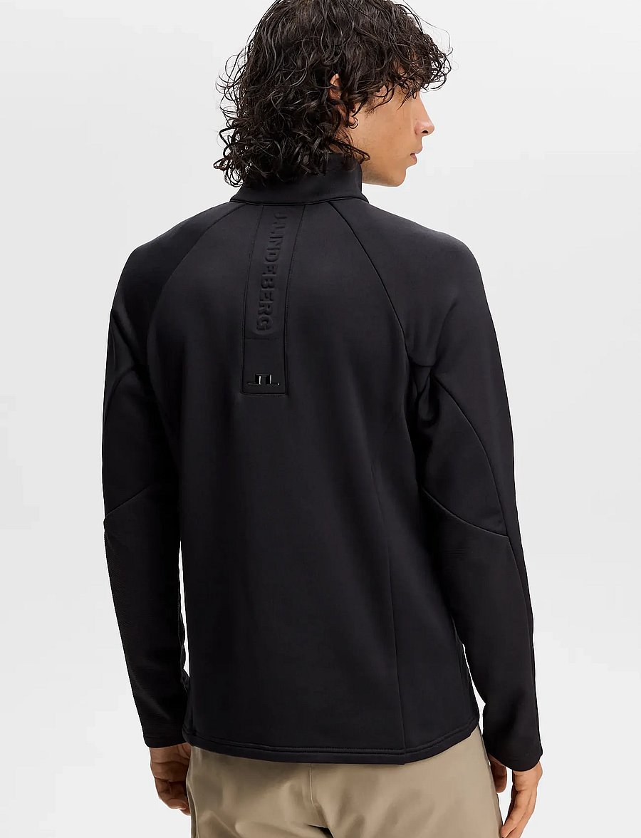 J. Lindeberg - POLLOCK POLARTEC MID LAYER - fleece og mellemlag - black - 5