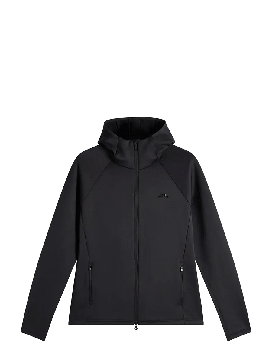 J. Lindeberg - POLLOCK POLARTEC HOOD - fleece og mellemlag - black - 1
