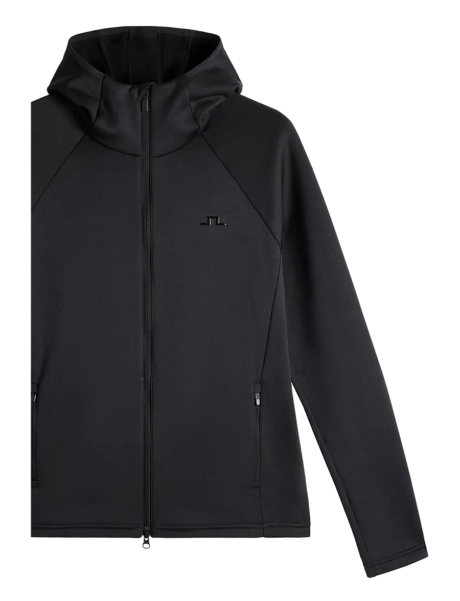 J. Lindeberg - POLLOCK POLARTEC HOOD - fleece og mellemlag - black - 3