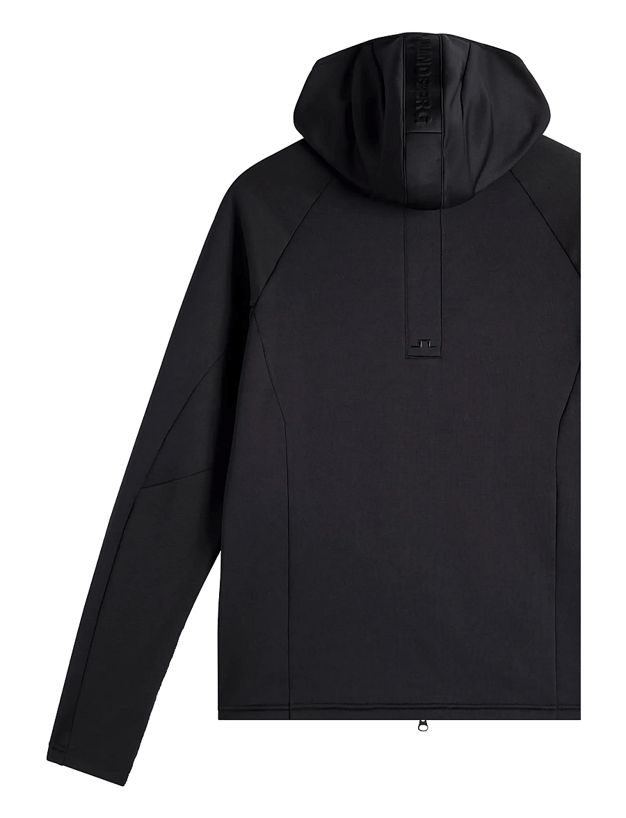 J. Lindeberg - POLLOCK POLARTEC HOOD - fleece og mellemlag - black - 4