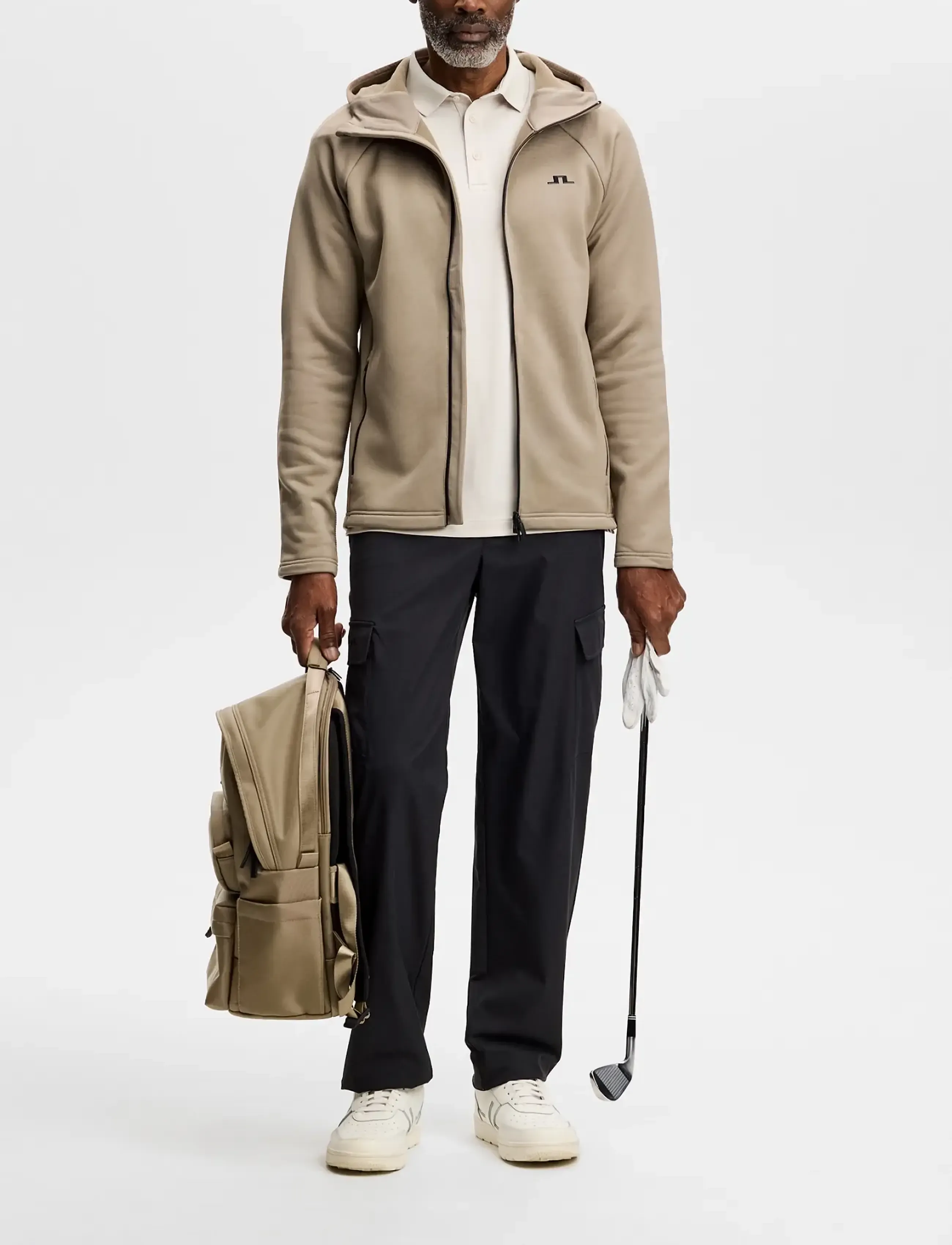 J. Lindeberg - POLLOCK POLARTEC HOOD - fleece & mellanlager - brindle - 3