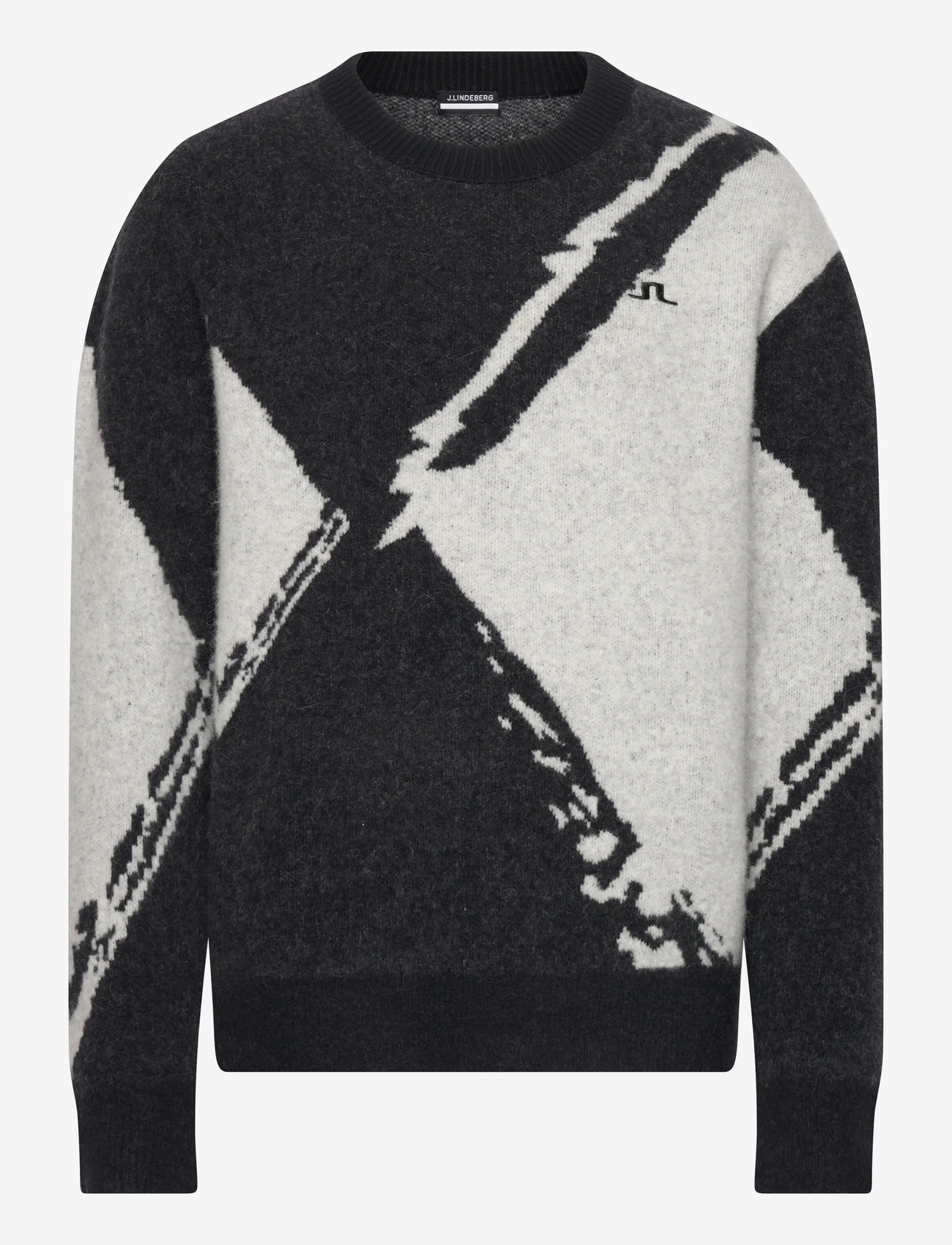 J. Lindeberg - Jaxton Knitted Sweater - sweatshirts - black - 1