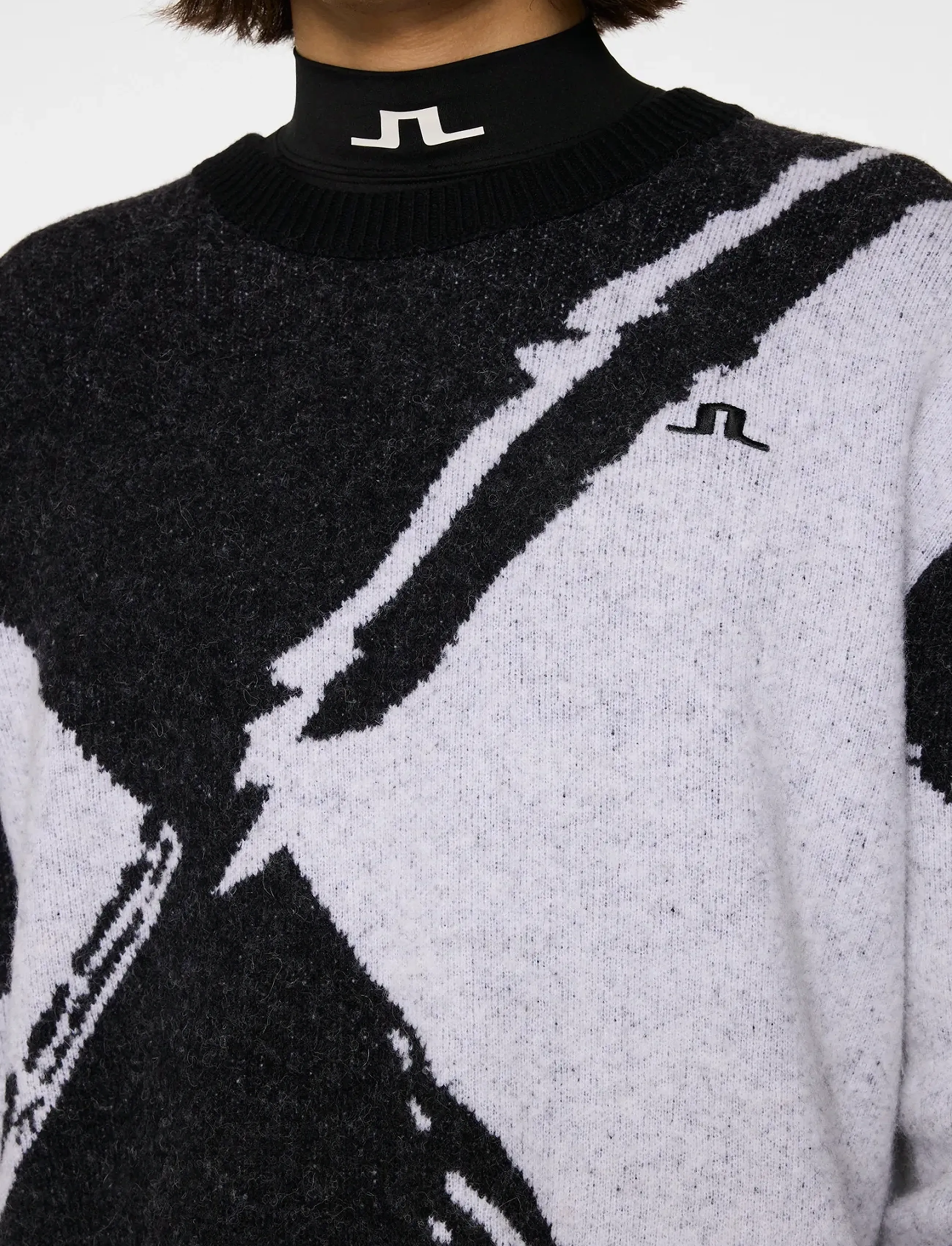 J. Lindeberg Jaxton Knitted Sweater stickade tröjor herr – bild 5