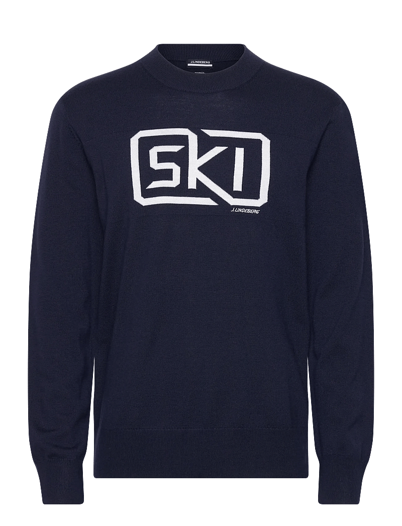 J. Lindeberg - William Knitted Sweater - sweatshirts - jl navy - 1