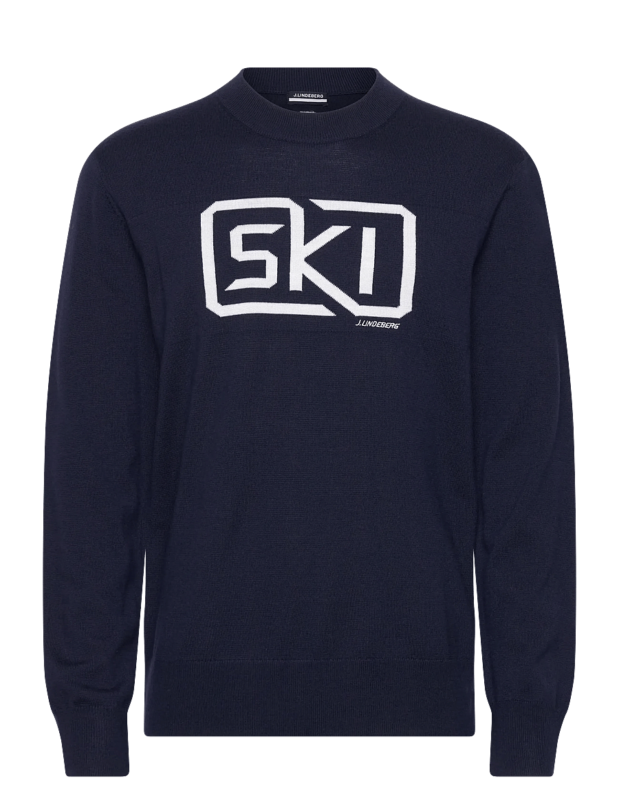 J. Lindeberg - William Knitted Sweater - sweatshirts - jl navy - 1