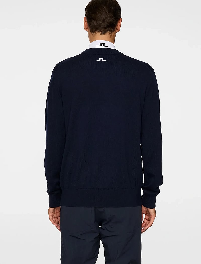 J. Lindeberg - William Knitted Sweater - sweatshirts - jl navy - 3