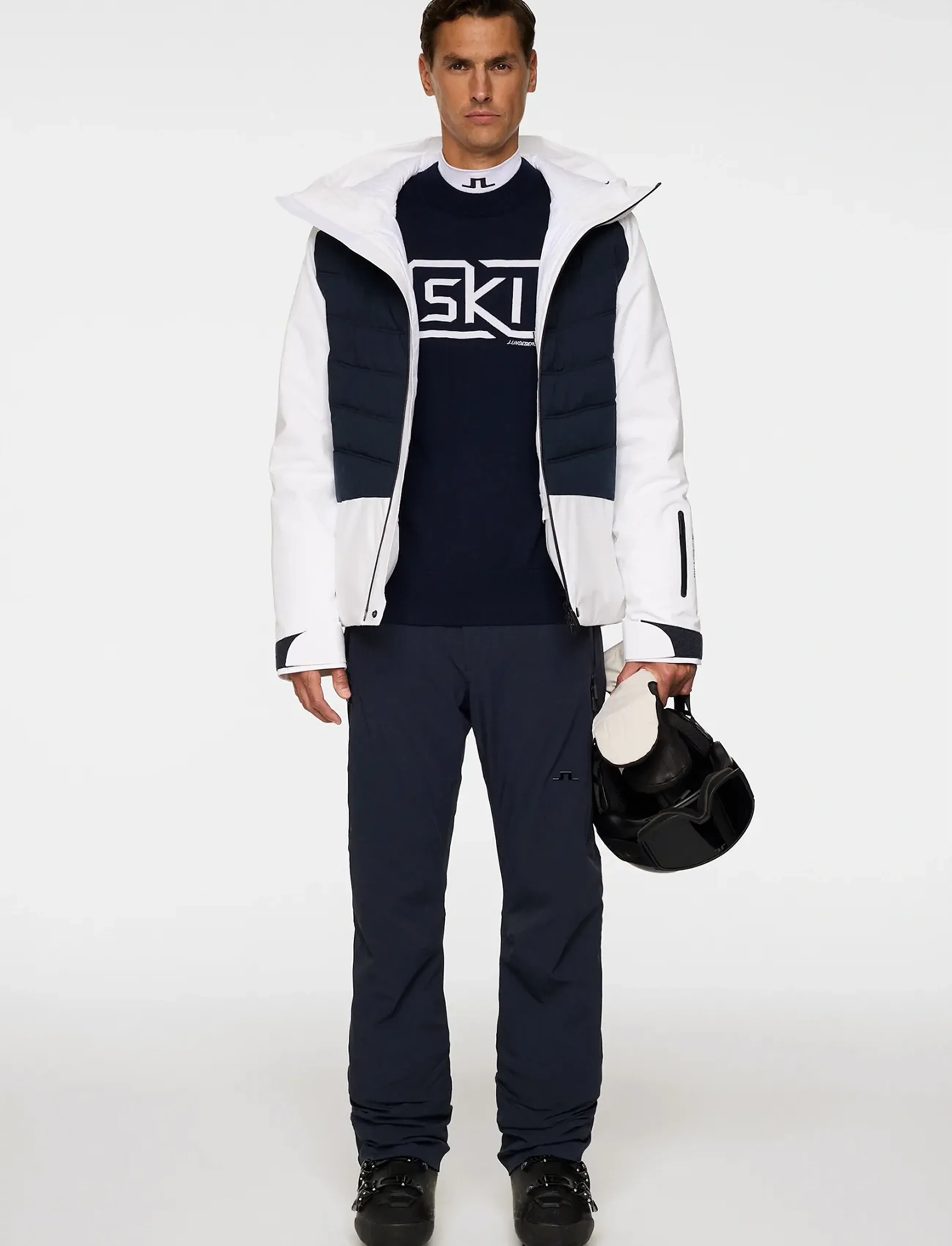 J. Lindeberg - William Knitted Sweater - sweatshirts - jl navy - 4