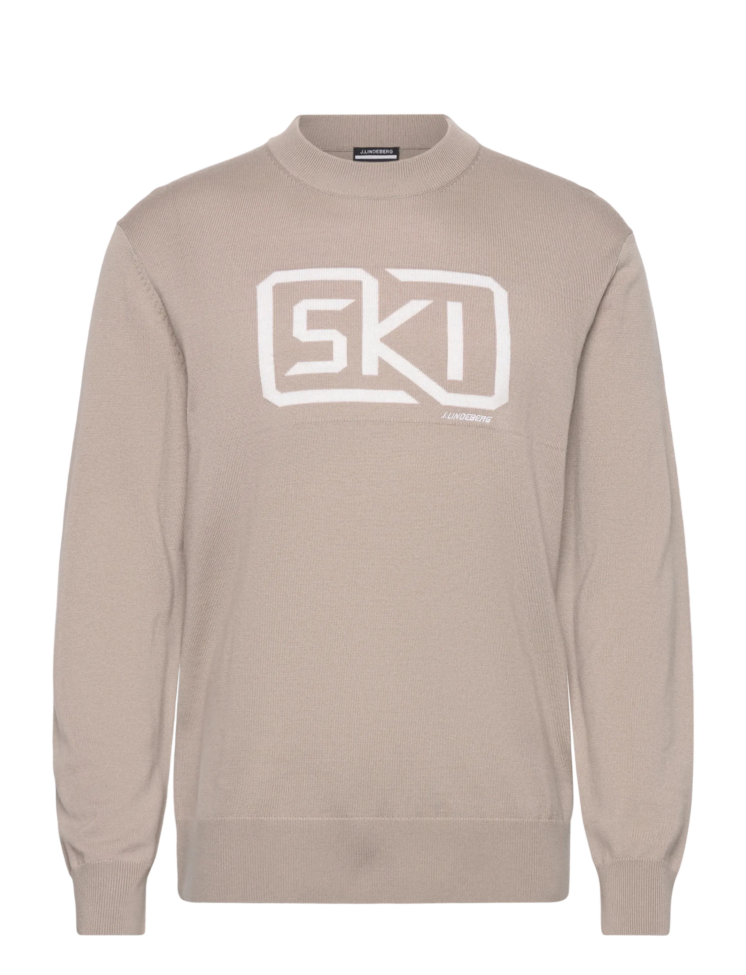 J. Lindeberg William Knitted Sweater - Riided - MOONBEAM / beige