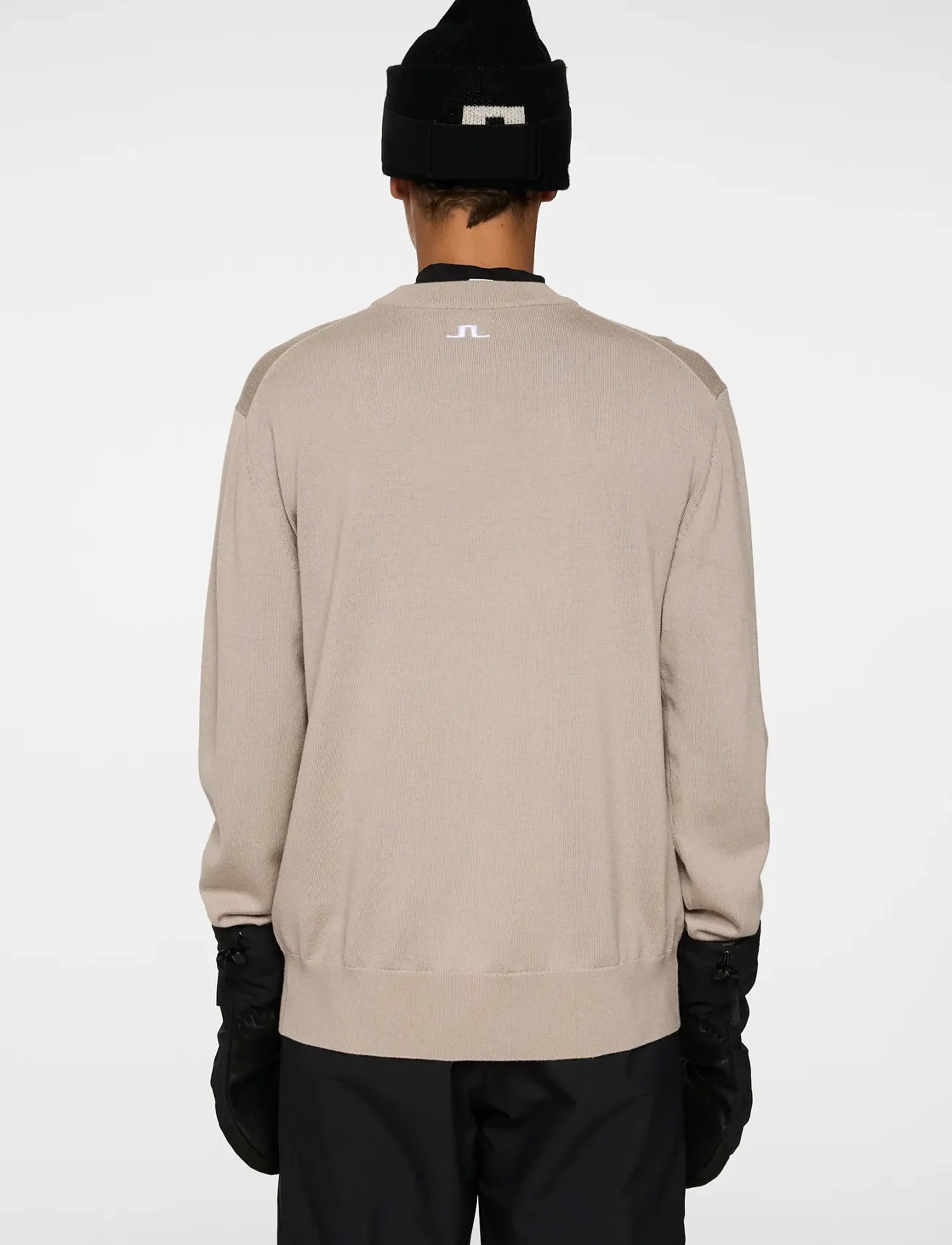 J. Lindeberg - William Knitted Sweater - sweatshirts - moonbeam - 3
